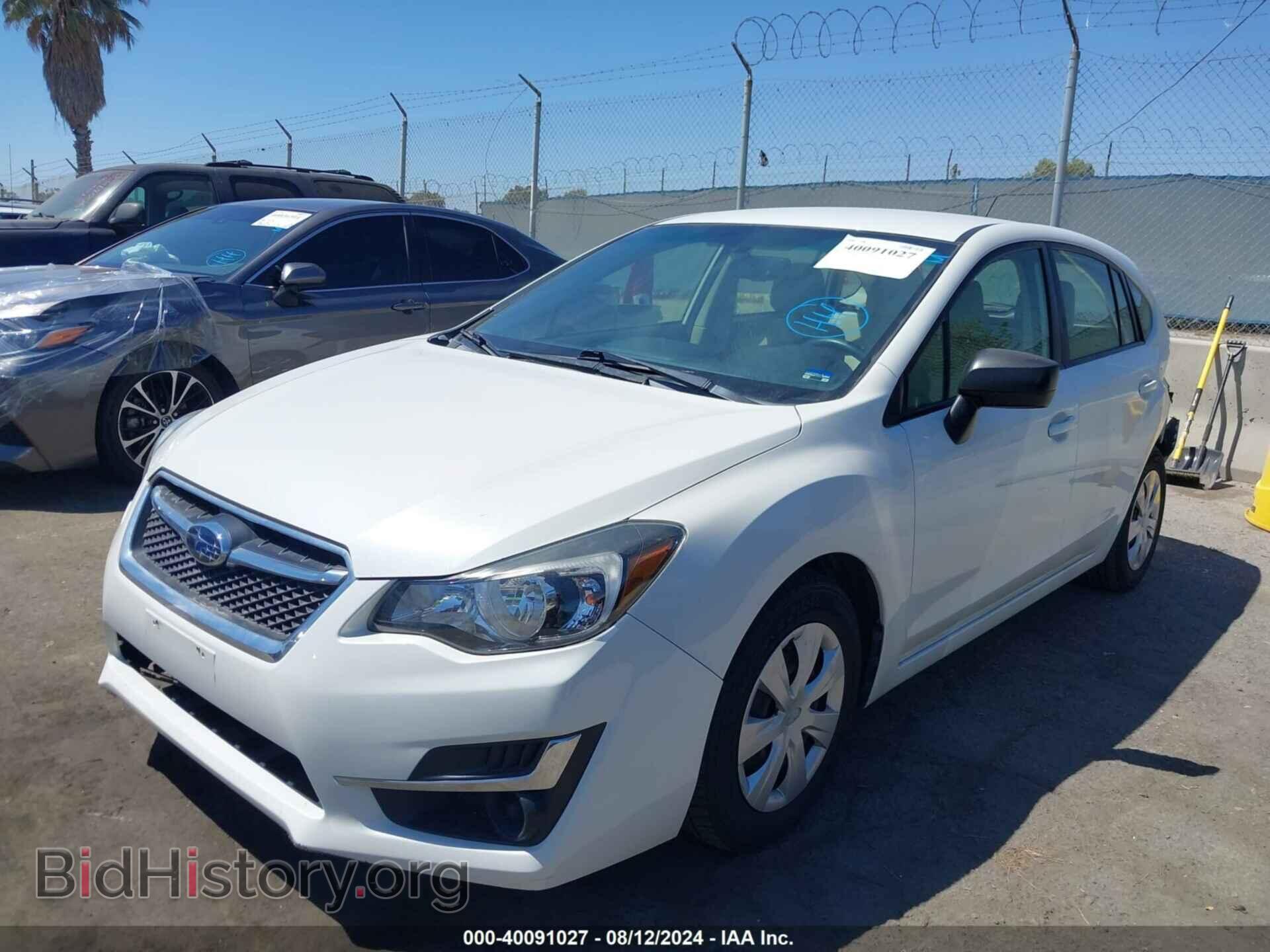 2016 SUBARU IMPREZA - VIN: JF1GPAA67G8200362 - Фото 2
