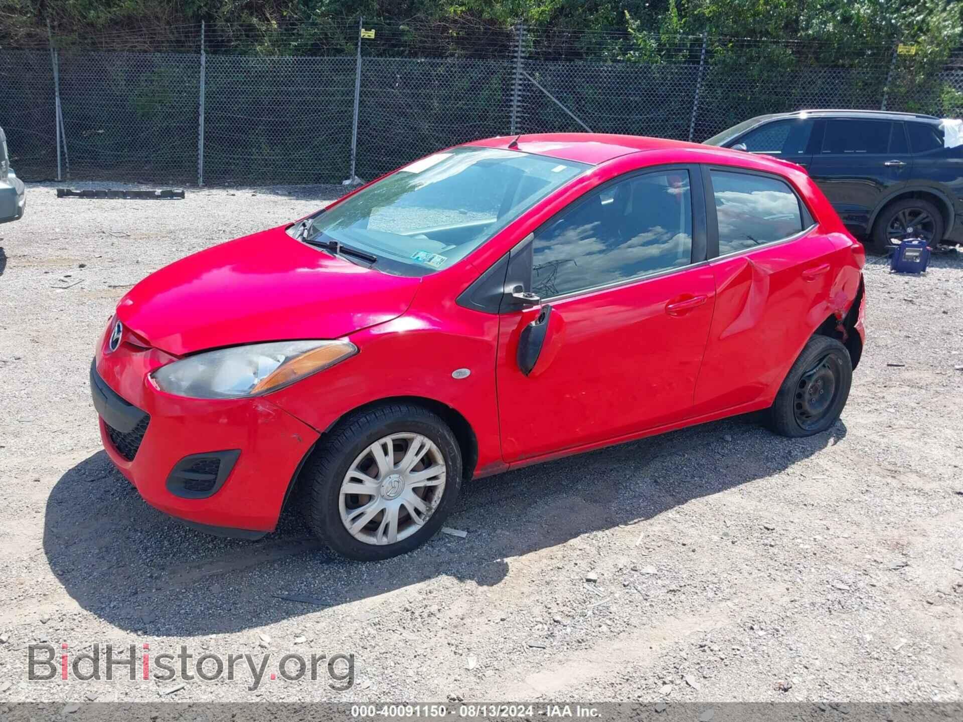2012 MAZDA MAZDA2 - VIN: JM1DE1KY6C0139582 - Фото 2