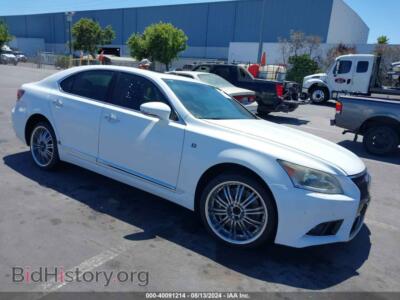 2013 Lexus LS 460, белый — VIN JTHBL5EF6D5119835, IAAI