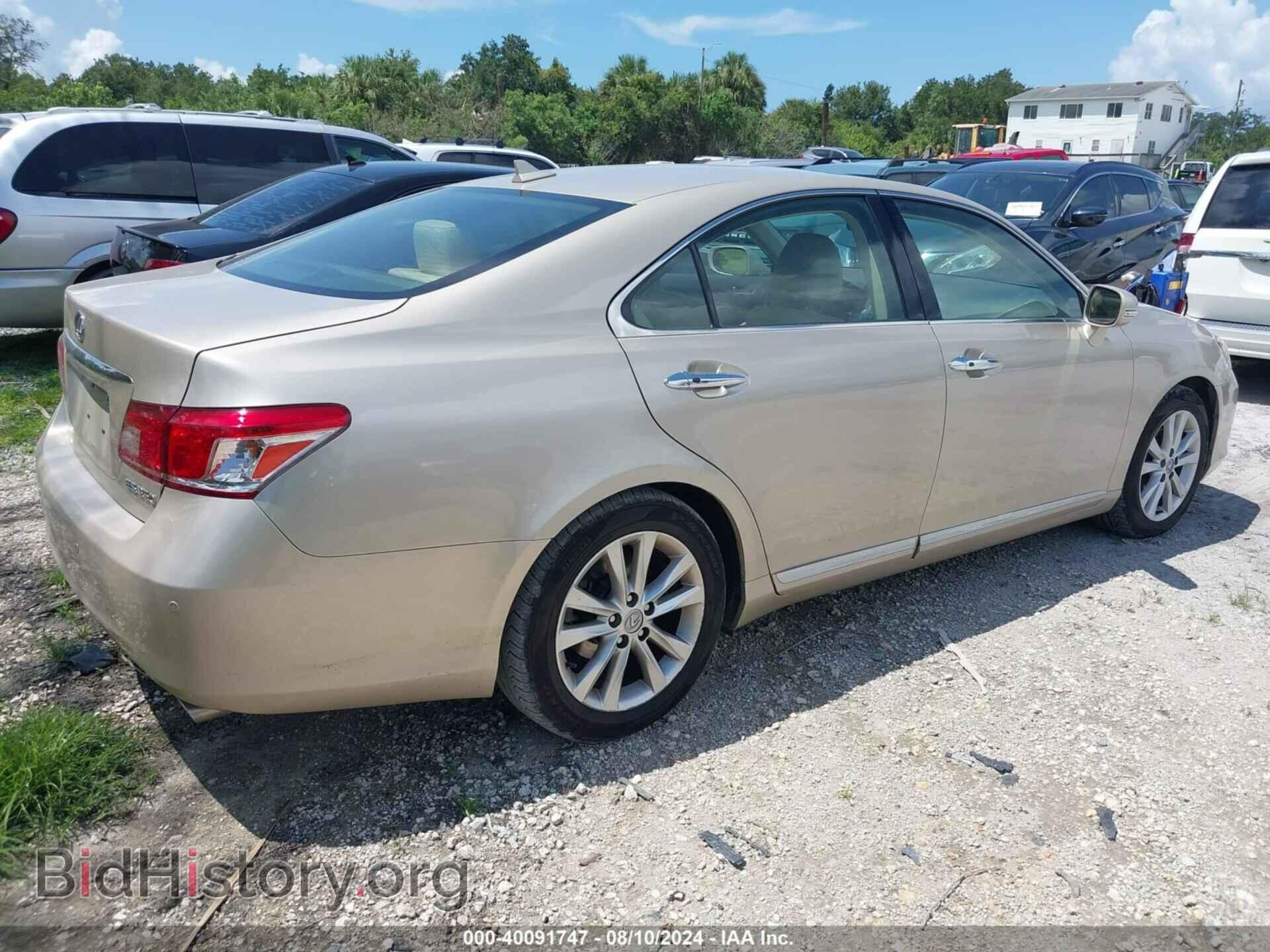 2011 LEXUS ES 350 - VIN: JTHBK1EG1B2443679 - Фото 4