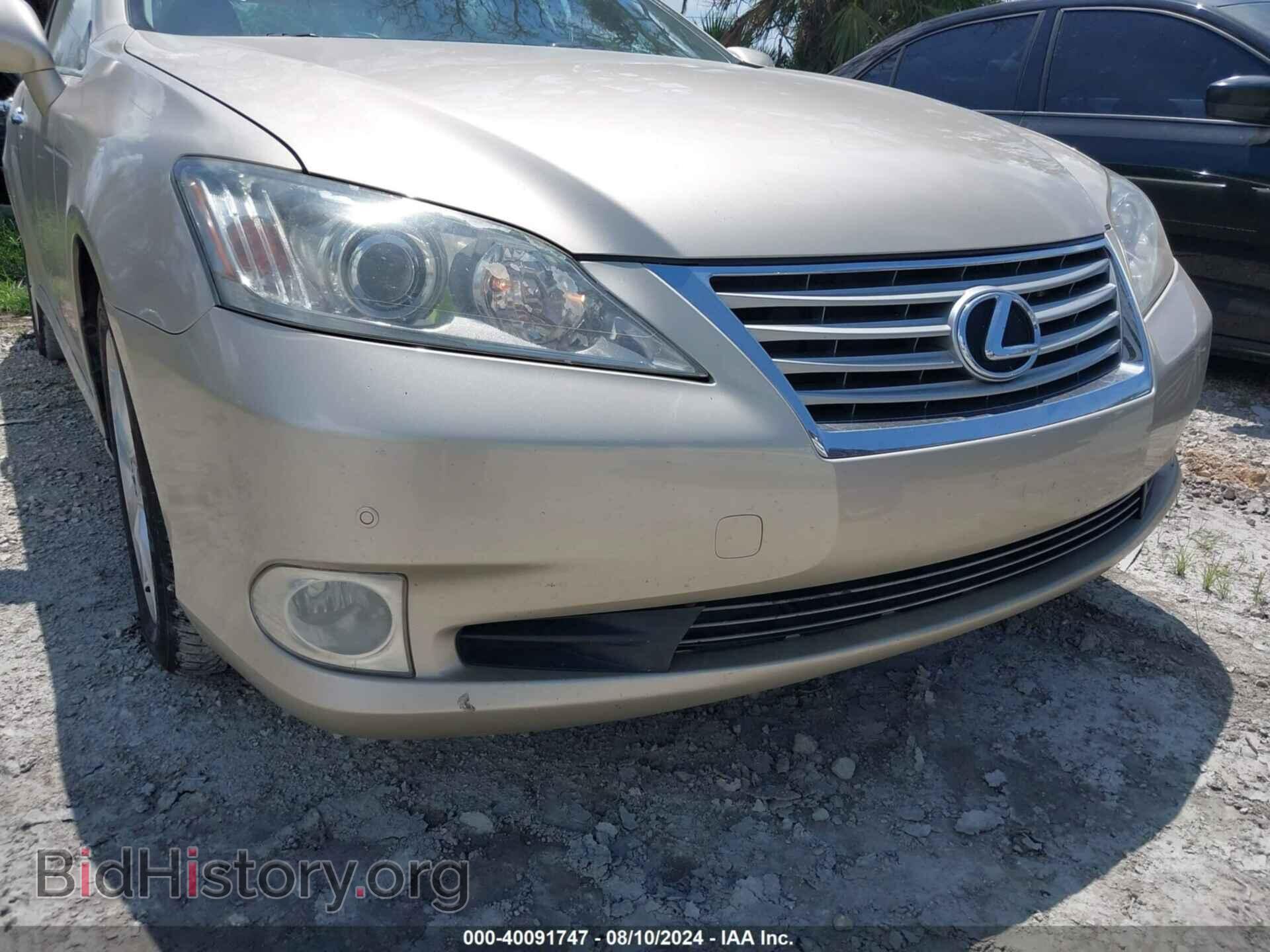 2011 LEXUS ES 350 - VIN: JTHBK1EG1B2443679 - Фото 6