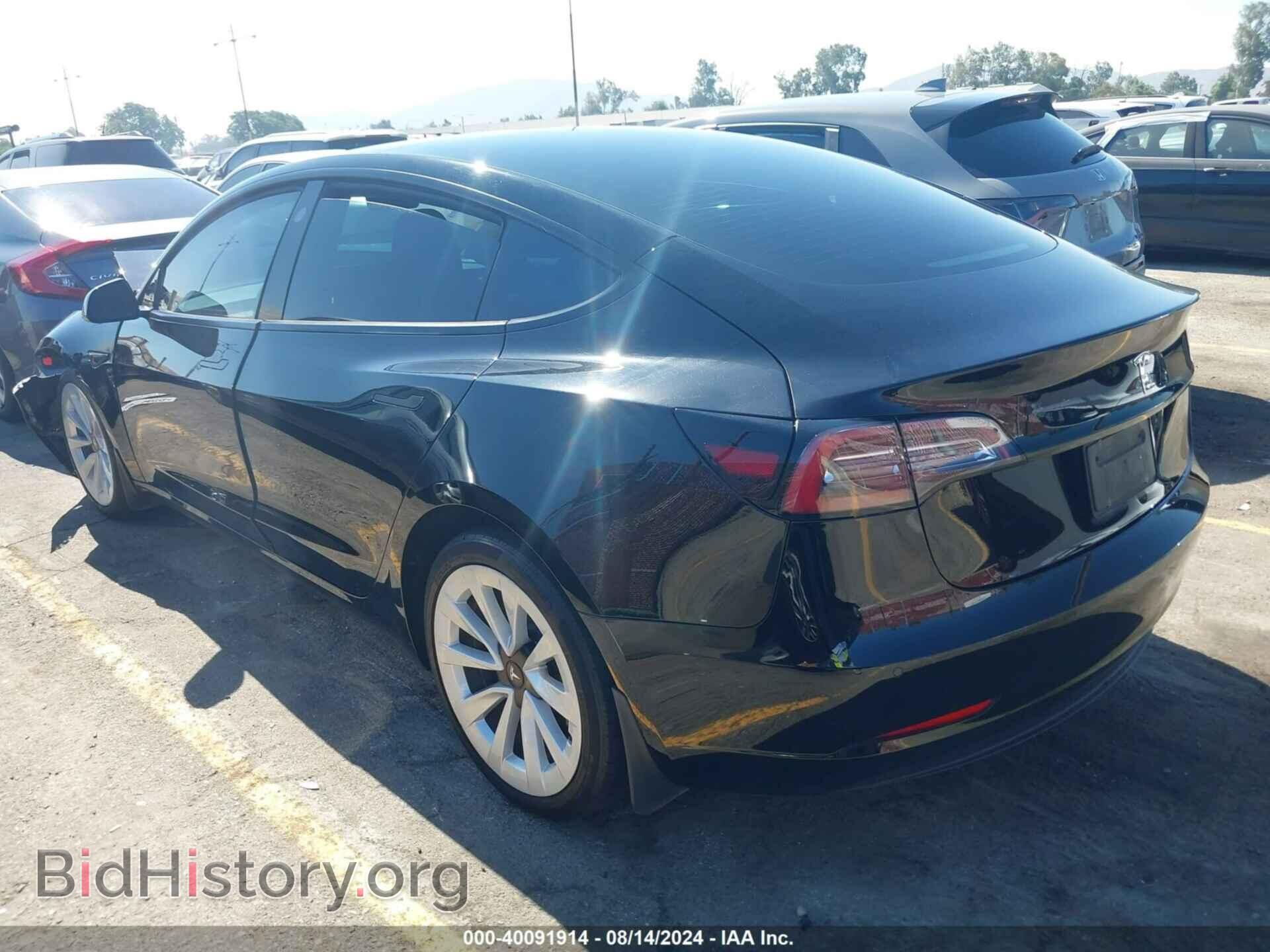 2022 TESLA MODEL 3 - VIN: 5YJ3E1EA7NF374412 - Фото 3