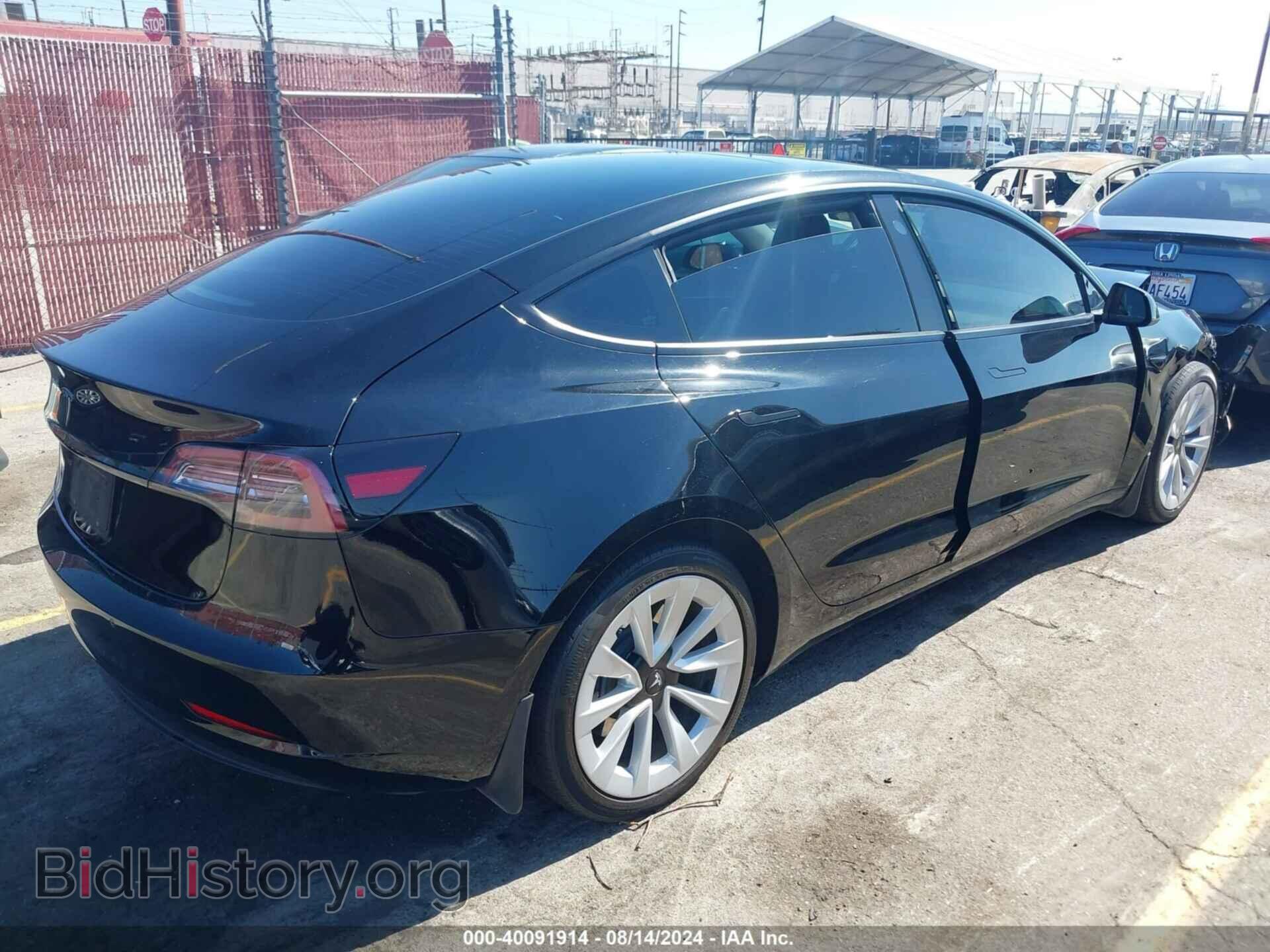 2022 TESLA MODEL 3 - VIN: 5YJ3E1EA7NF374412 - Фото 4