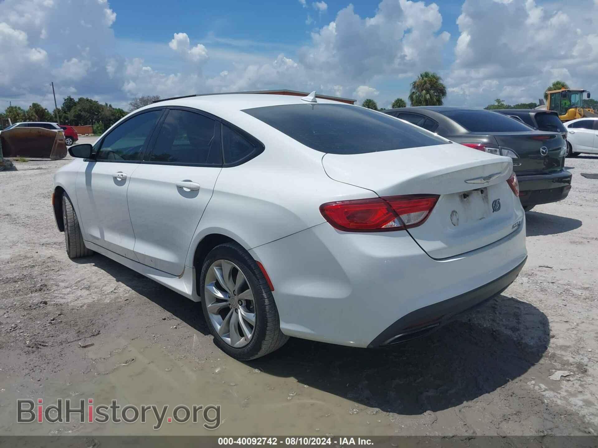 2015 CHRYSLER 200 - VIN: 1C3CCCBB1FN511740 - Фото 3