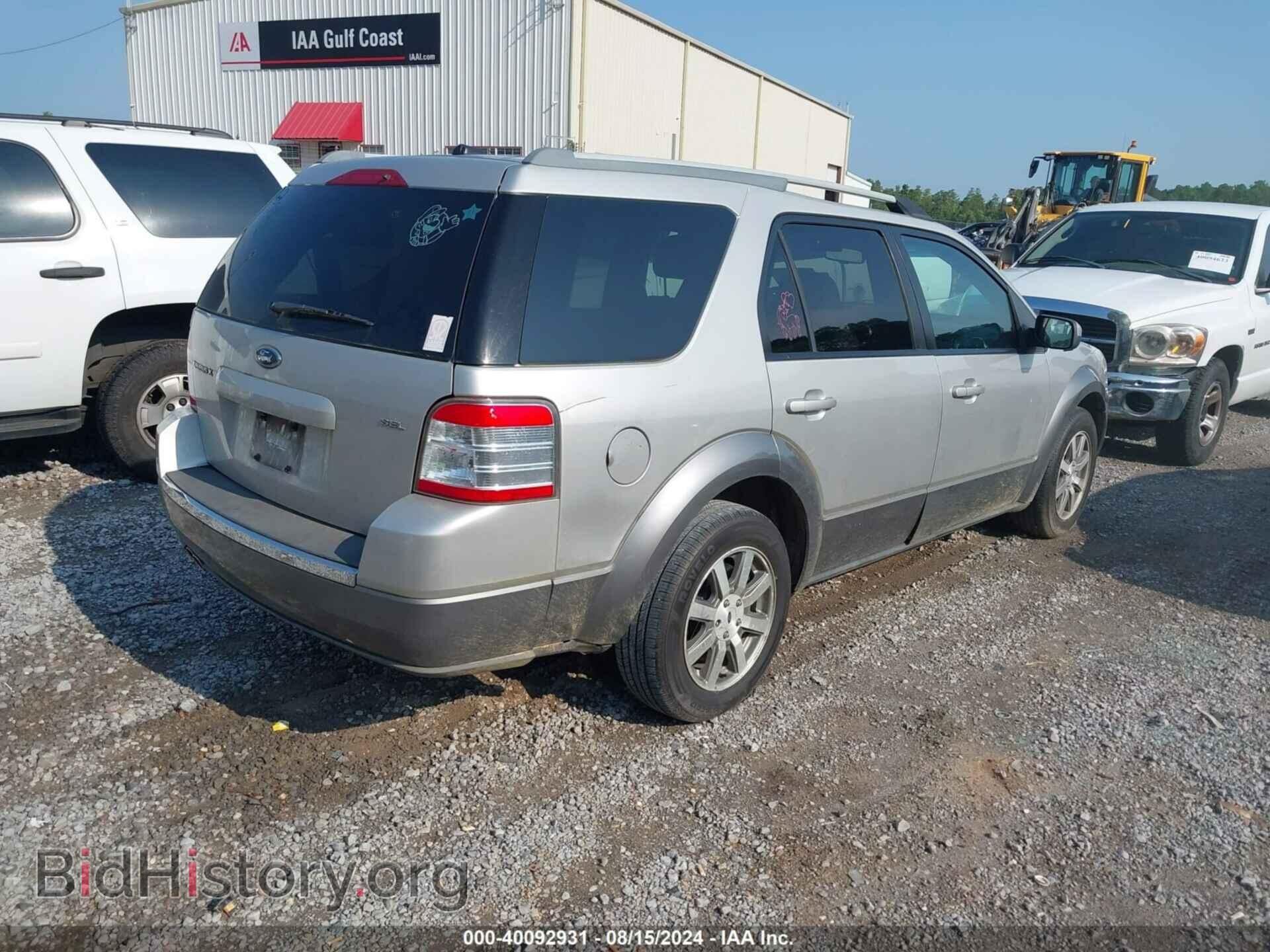 2008 FORD TAURUS X - VIN: 1FMDK02W38GA37314 - Фото 4