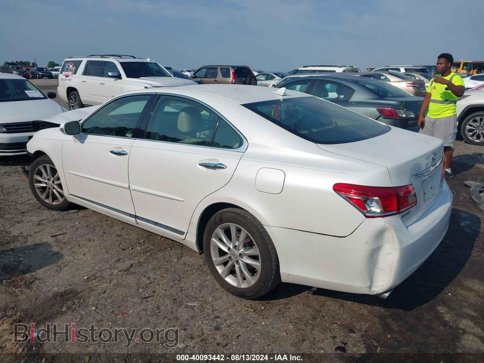 2012 LEXUS ES 350 - VIN: JTHBK1EGXC2505744 - Фото 3