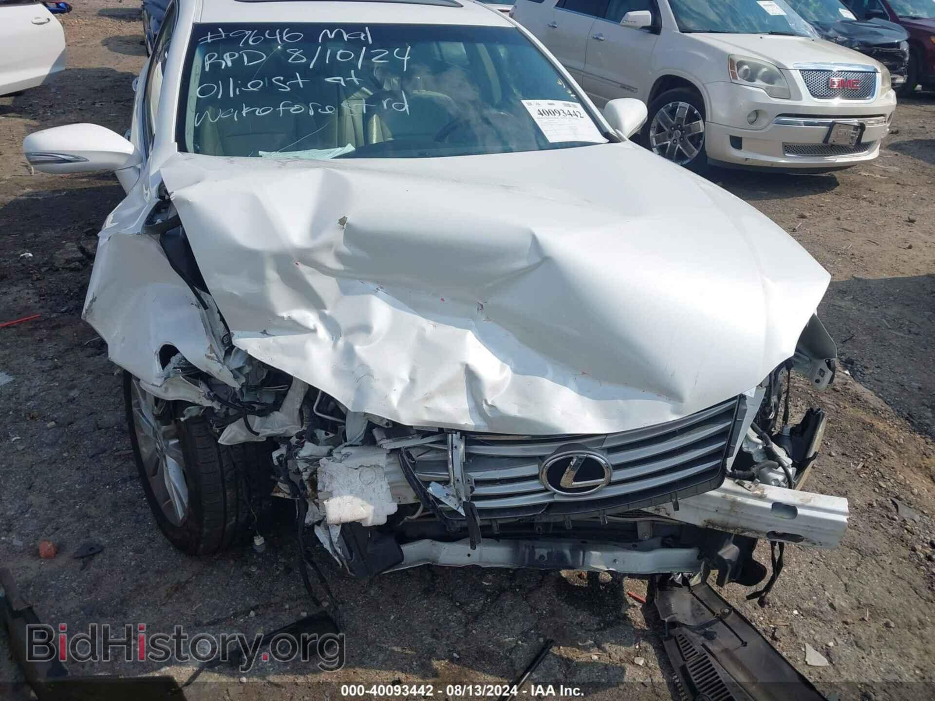 2012 LEXUS ES 350 - VIN: JTHBK1EGXC2505744 - Фото 6
