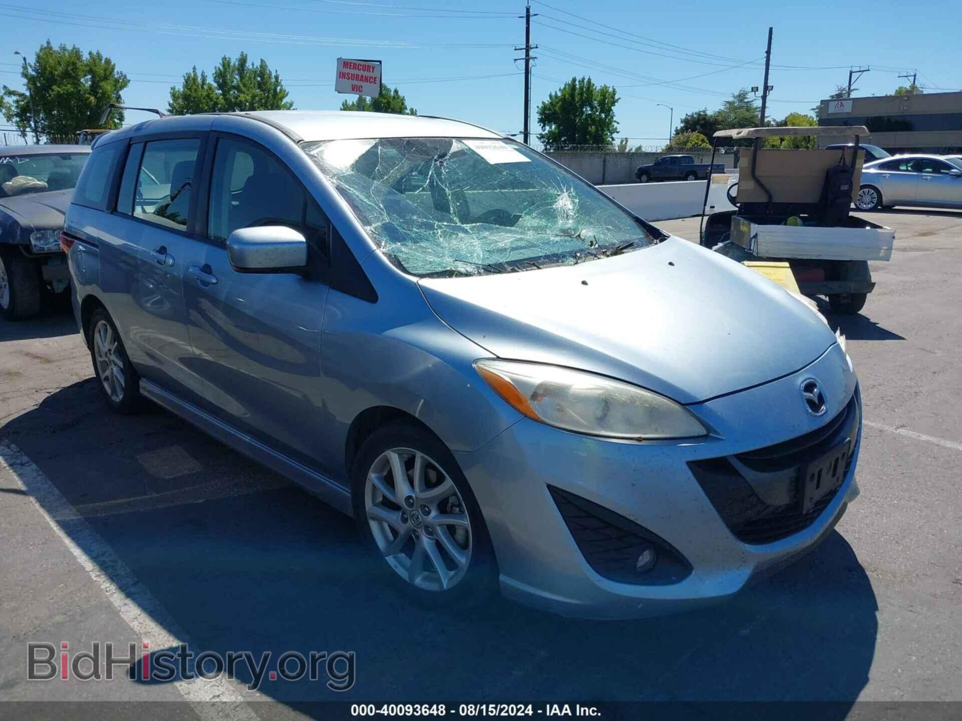 Photo JM1CW2CL3C0110381 - MAZDA MAZDA5 2012