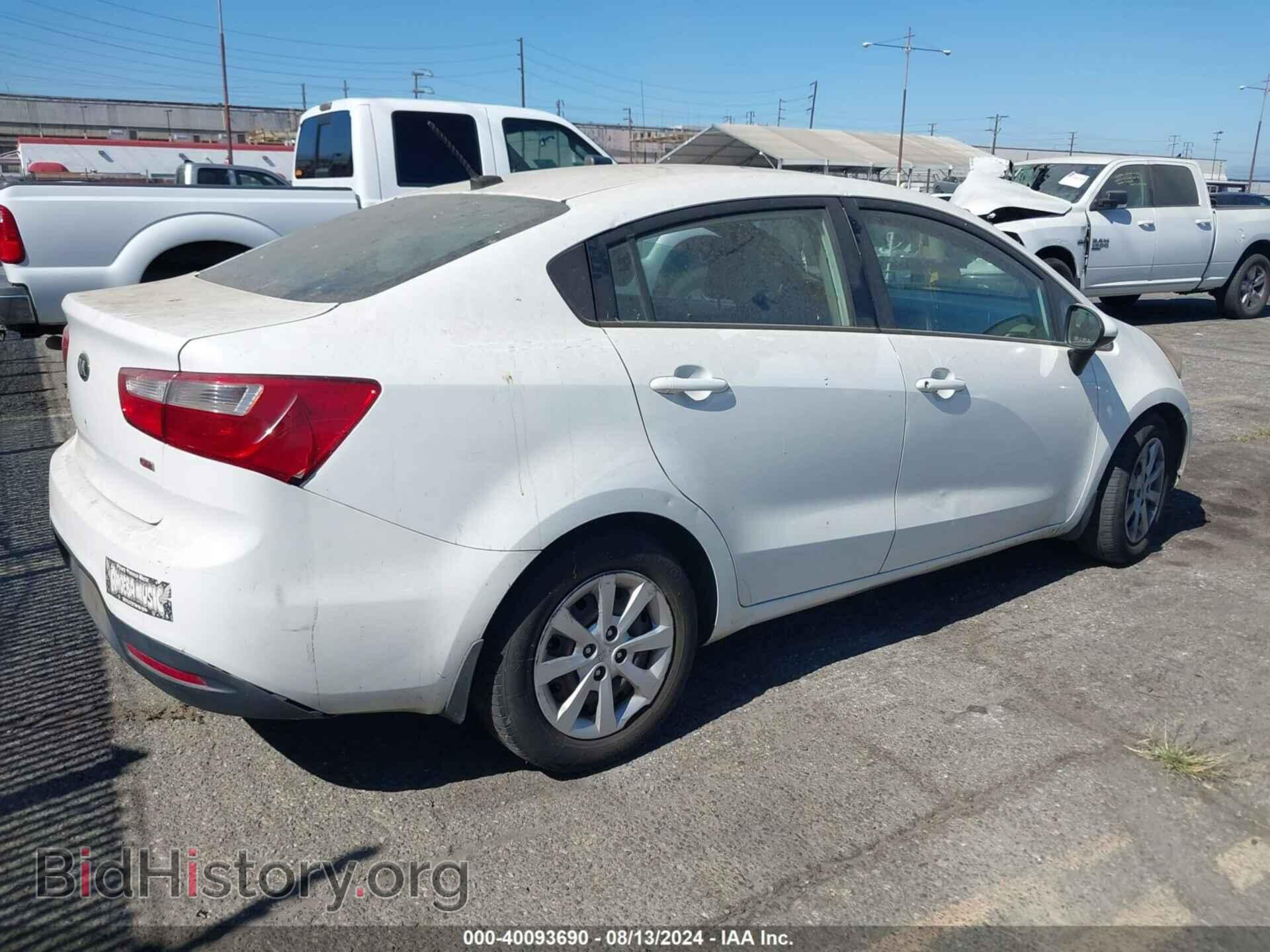 2013 KIA RIO - VIN: KNADM4A30D6291492 - Фото 4