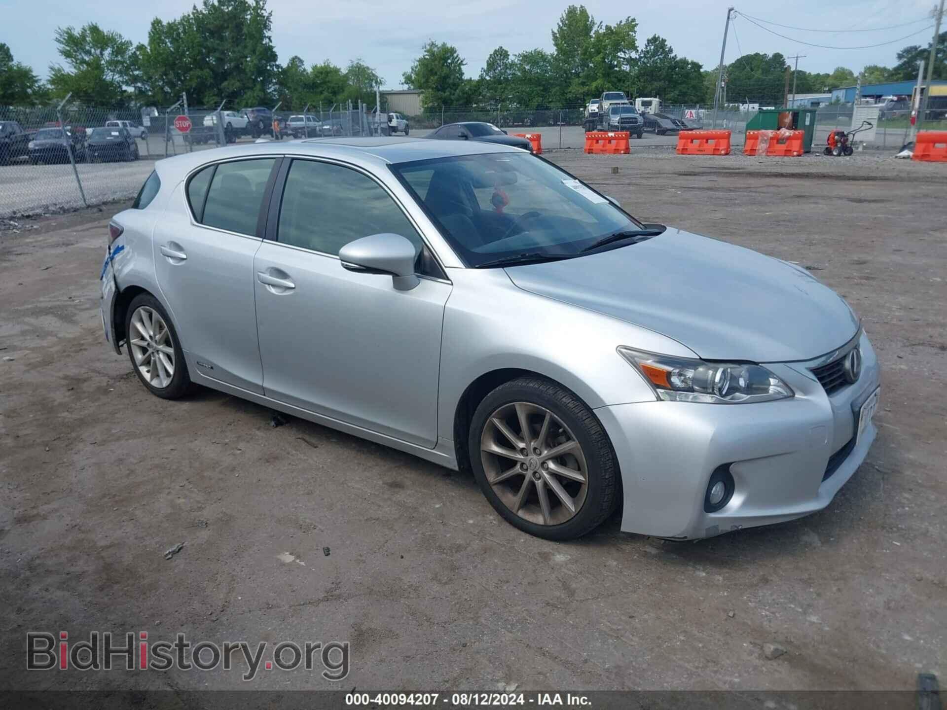 Photo JTHKD5BH4D2171176 - LEXUS CT 200H 2013