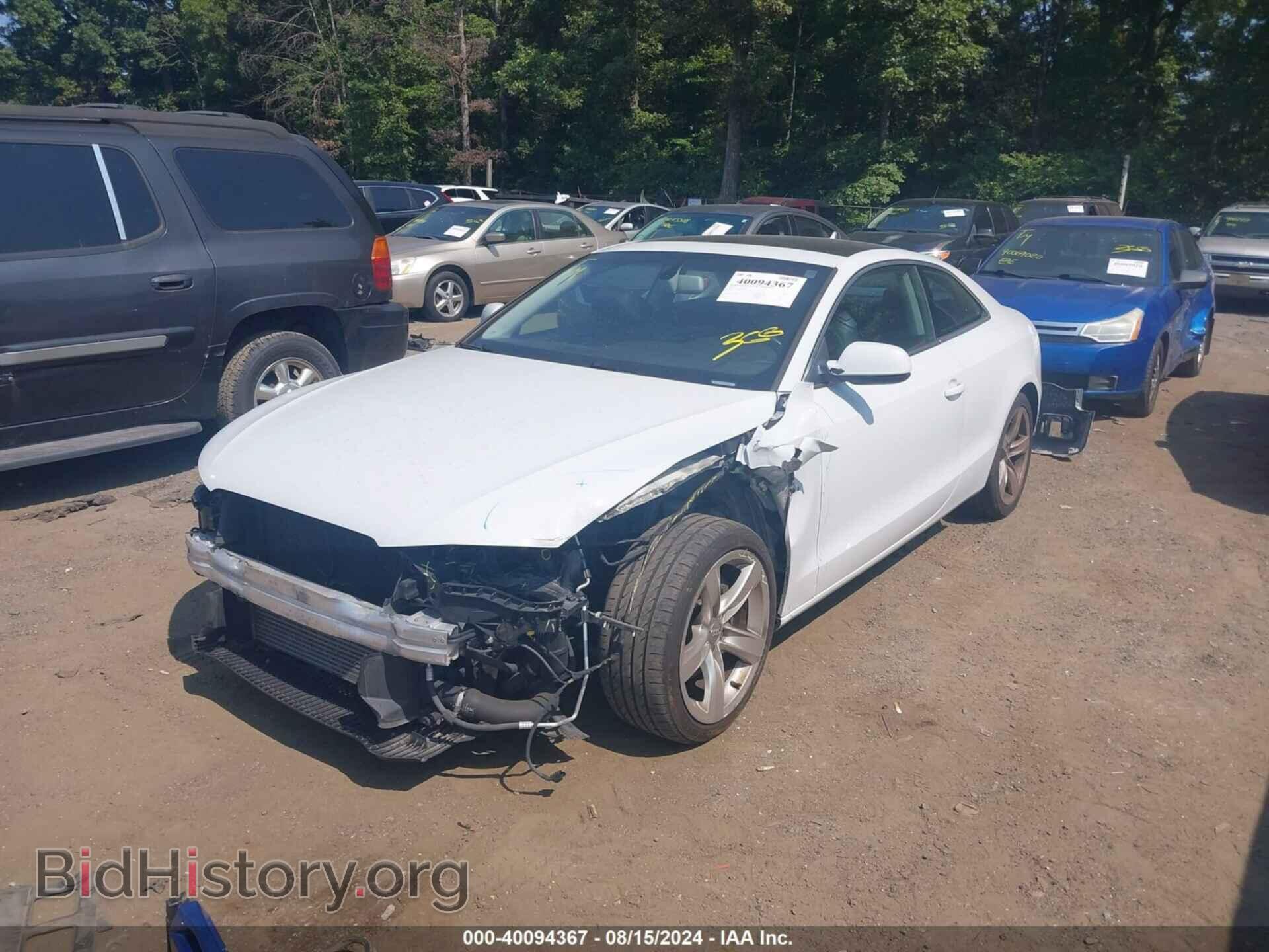 2014 AUDI A5 - VIN: WAUCFAFRXEA055271 - Фото 2