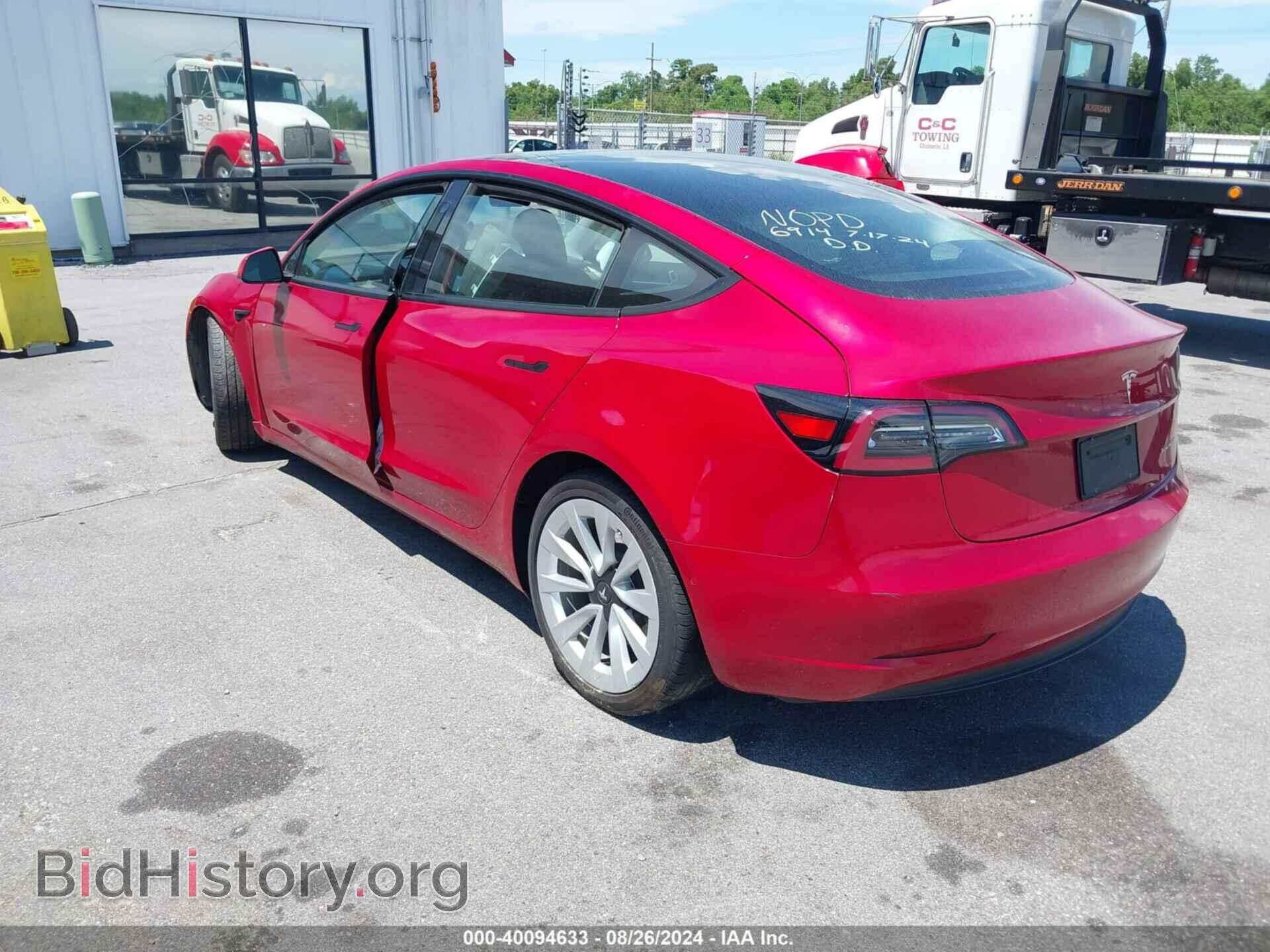 2022 TESLA MODEL 3 - VIN: 5YJ3E1EB5NF266914 - Фото 3
