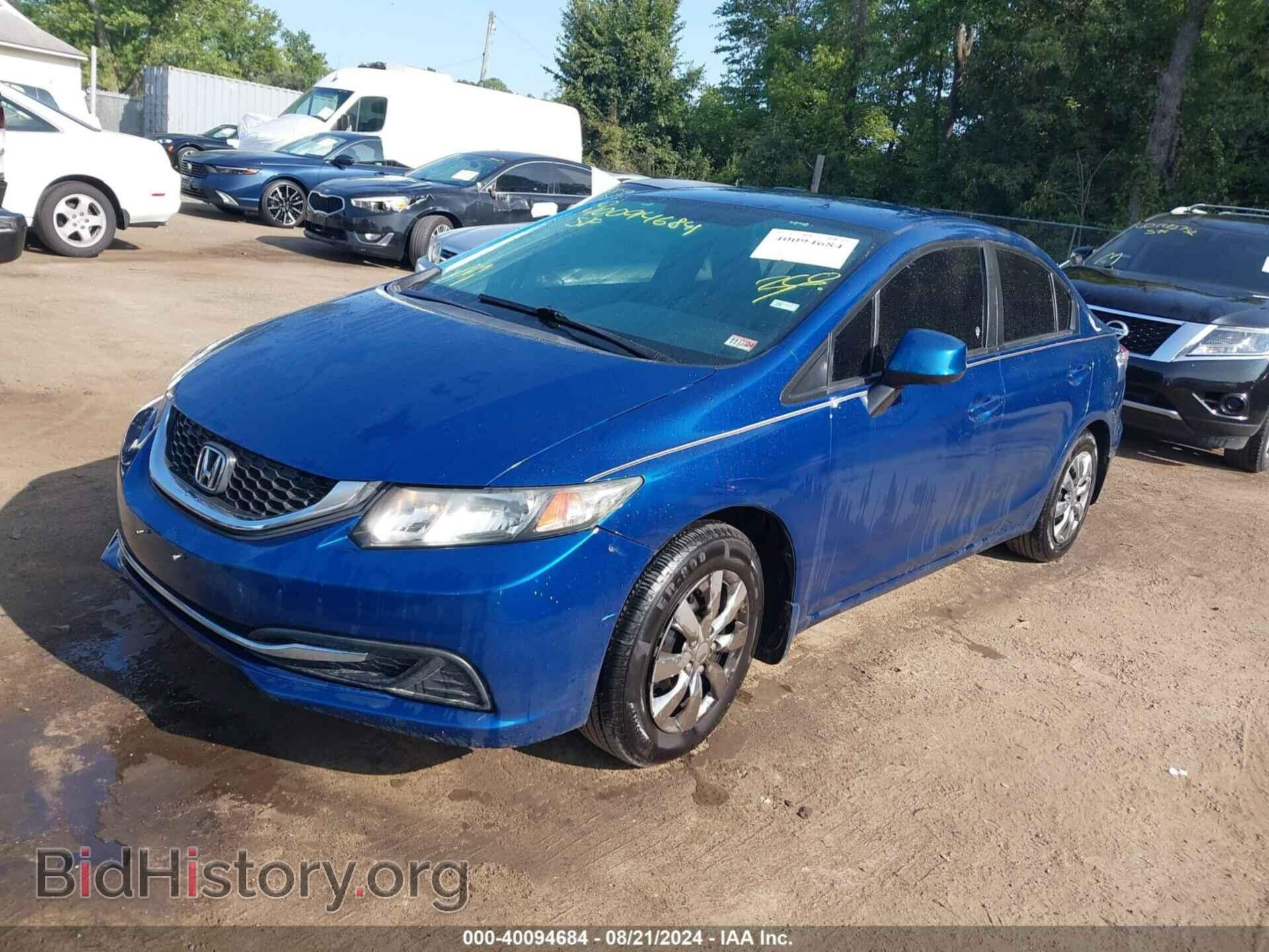 2013 HONDA CIVIC - VIN: 2HGFB2F5XDH582467 - Фото 2