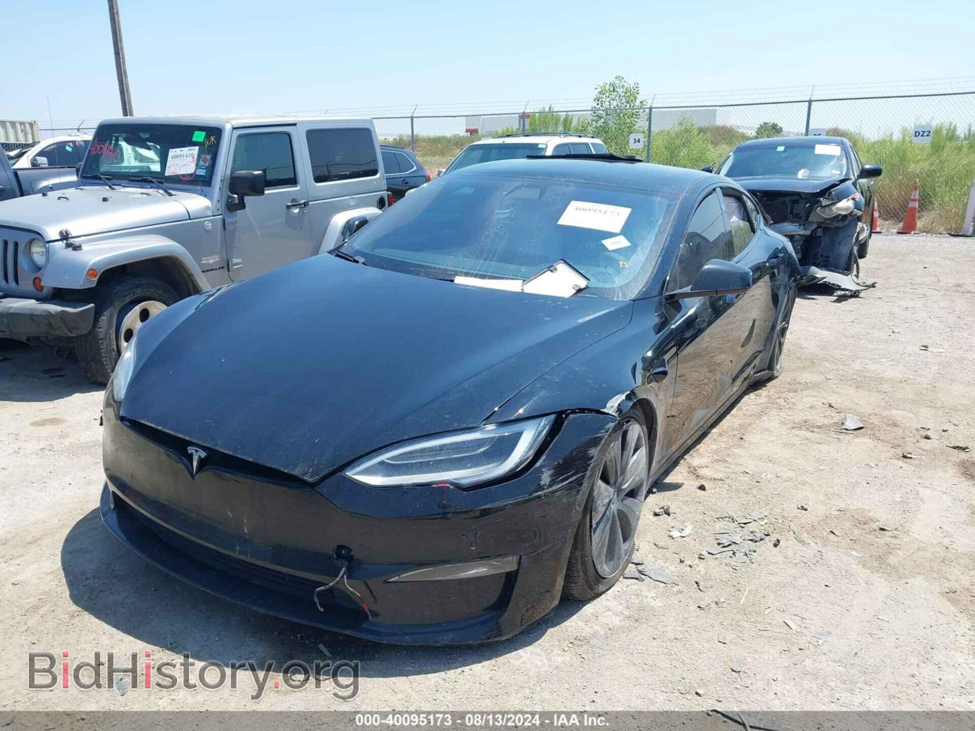 2021 TESLA MODEL S - VIN: 5YJSA1E58MF452530 - Фото 2