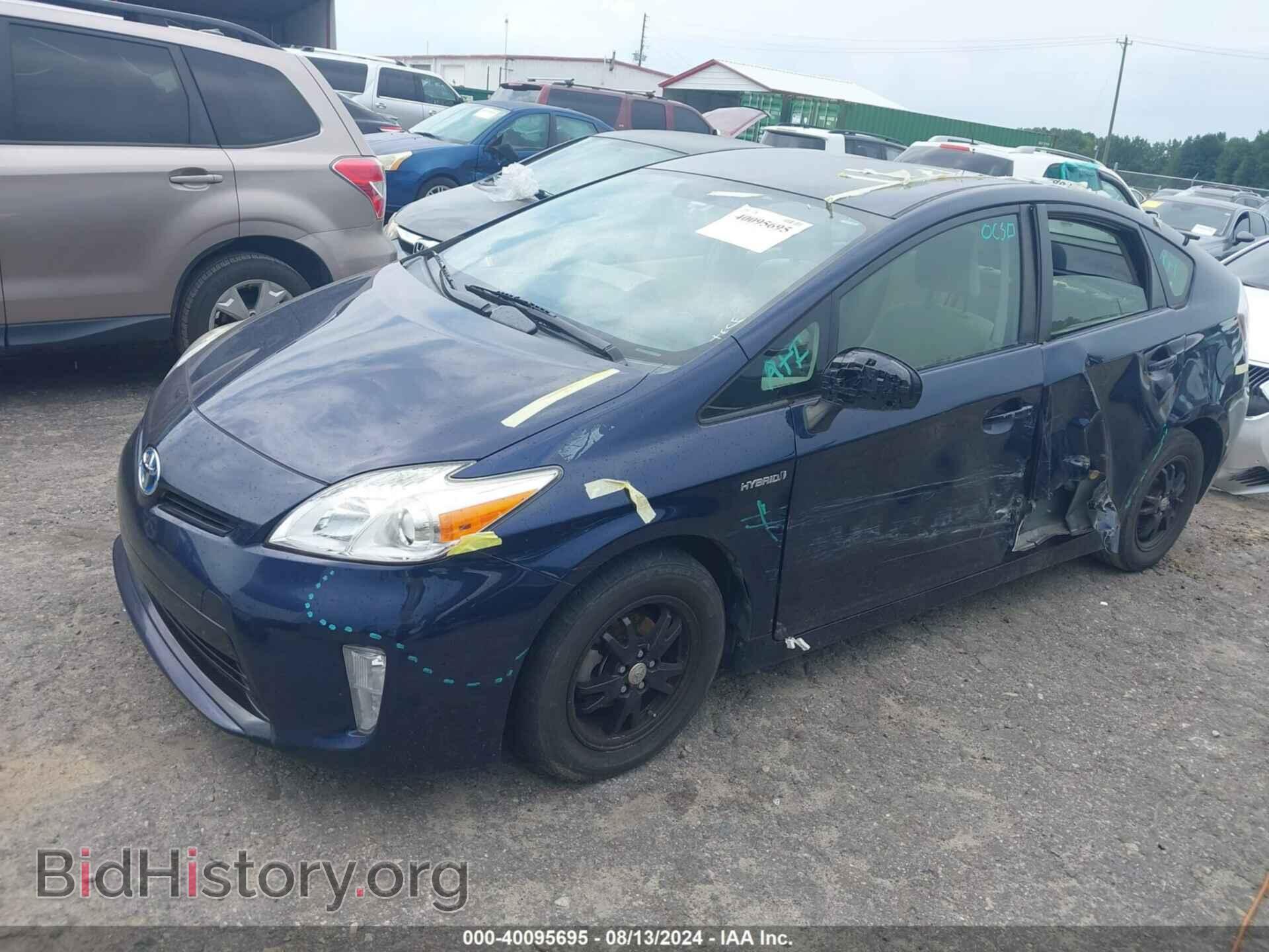 2014 TOYOTA PRIUS - VIN: JTDKN3DU0E0371014 - Фото 2