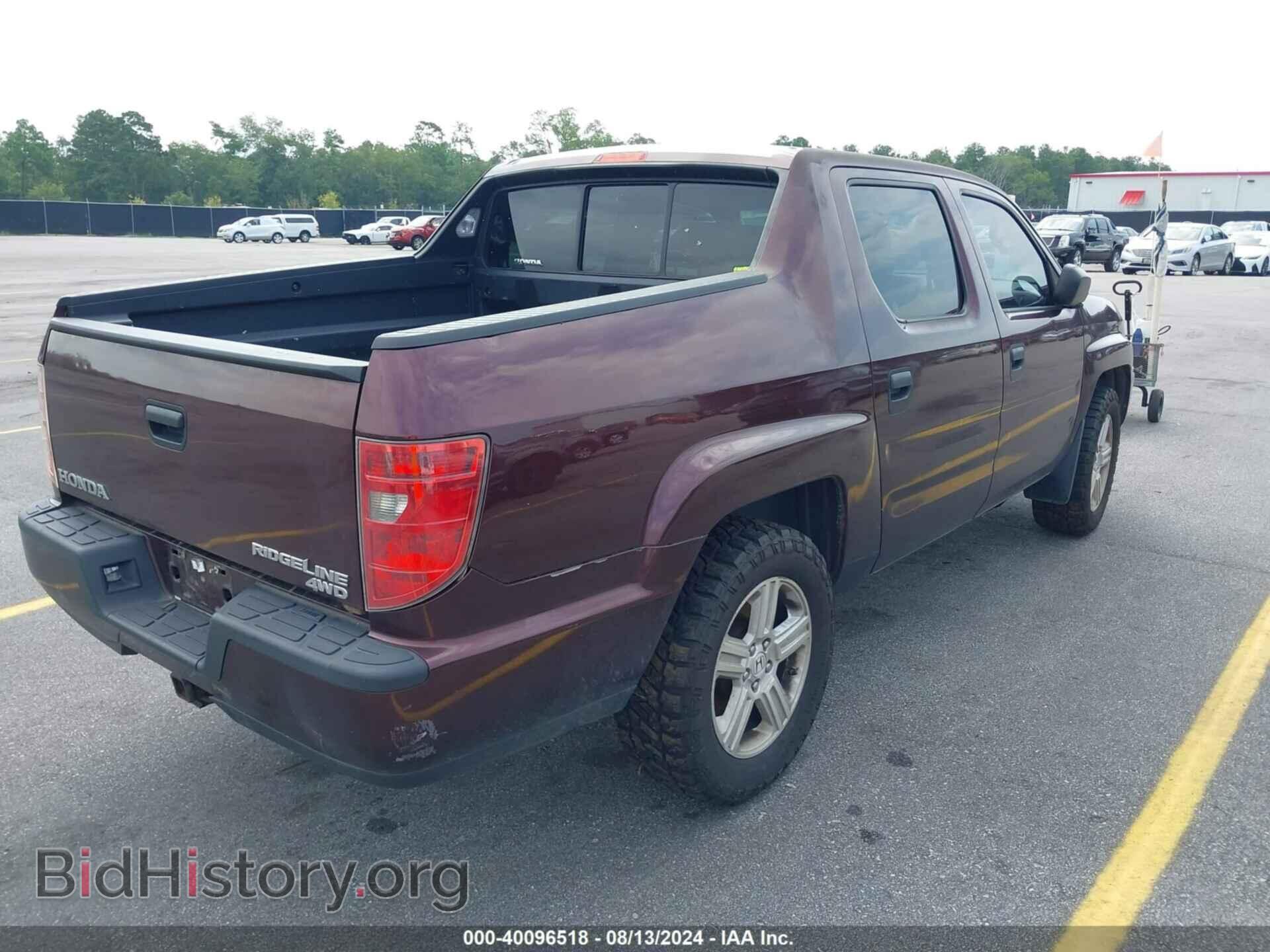 2009 HONDA RIDGELINE - VIN: 5FPYK16219B100299 - Фото 4