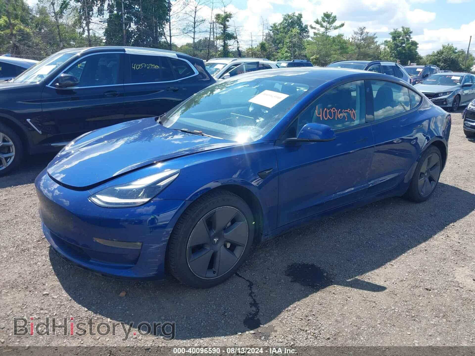 2022 TESLA MODEL 3 - VIN: 5YJ3E1EB5NF104331 - Фото 2
