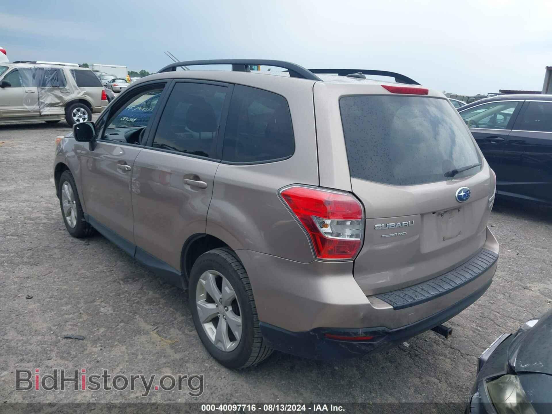 2015 SUBARU FORESTER - VIN: JF2SJAGC8FH400914 - Фото 3