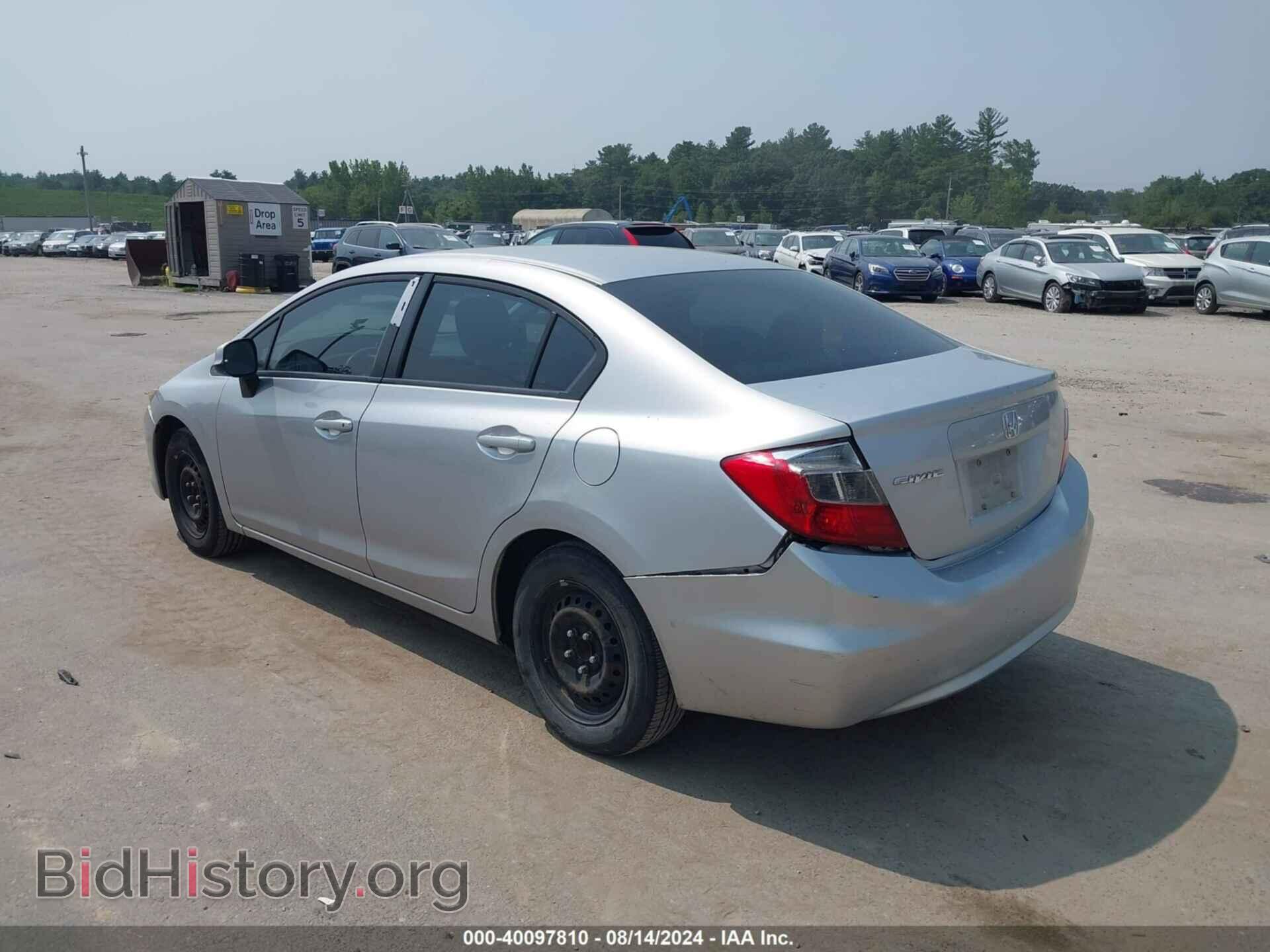 2012 HONDA CIVIC - VIN: 2HGFB2F57CH564314 - Фото 3