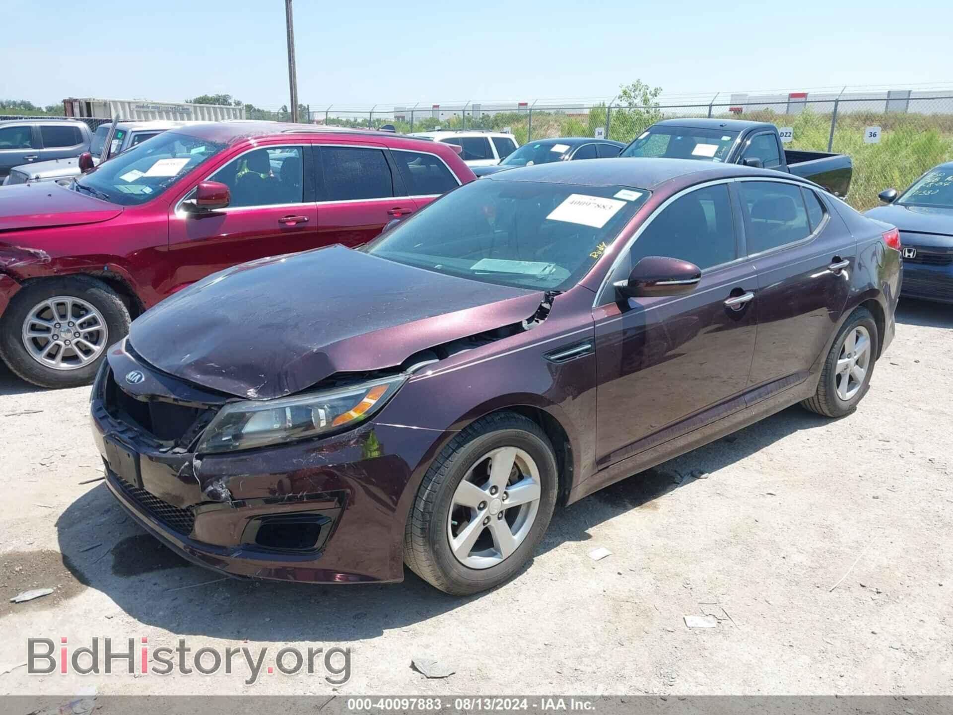 2014 KIA OPTIMA - VIN: 5XXGM4A76EG337882 - Фото 2