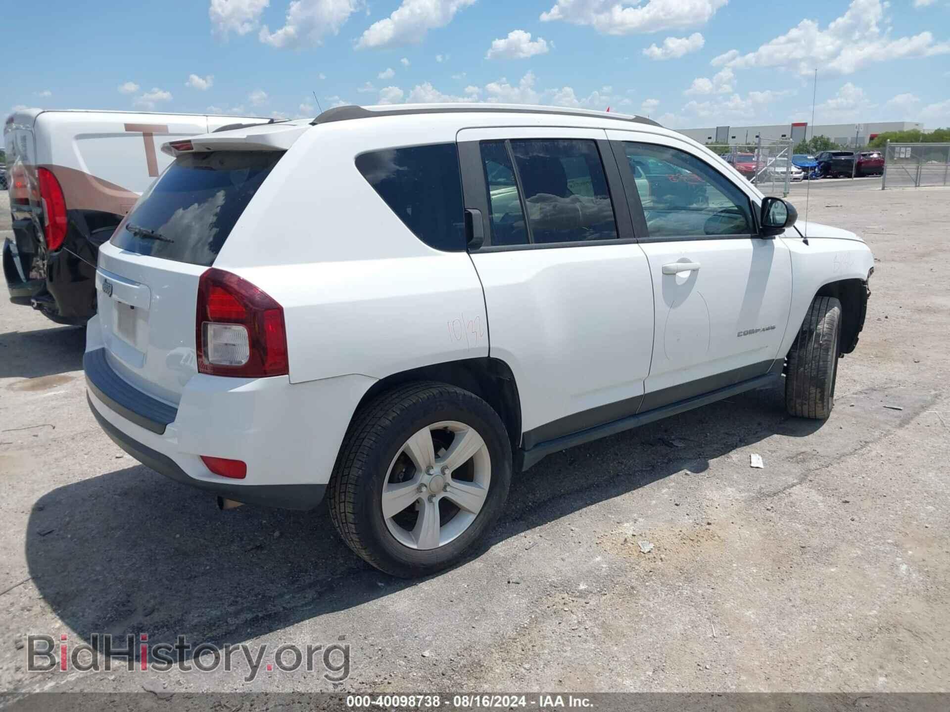 2016 JEEP COMPASS - VIN: 1C4NJDBB6GD718681 - Фото 4