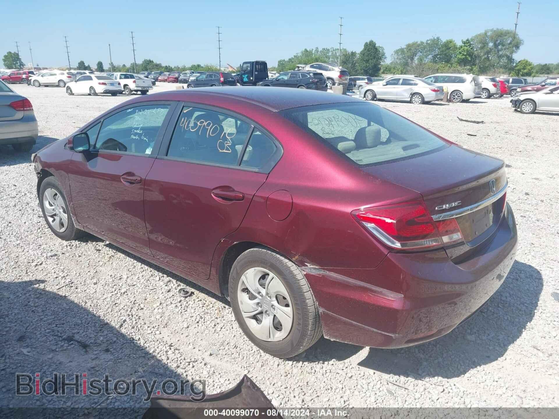 2013 HONDA CIVIC - VIN: 19XFB2F58DE053173 - Фото 3