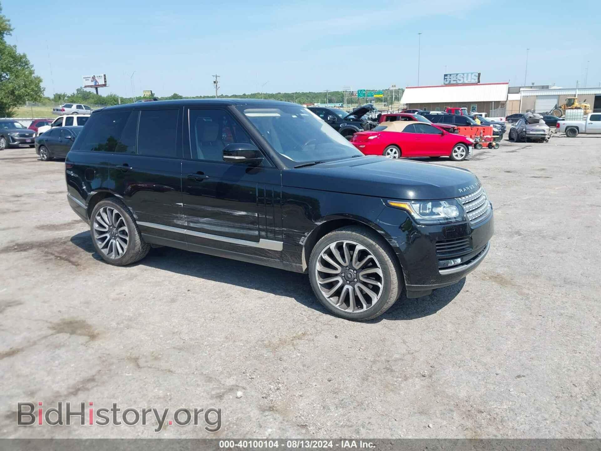 Фотография SALGS2EFXGA274238 - LAND ROVER RANGE ROVER 2016