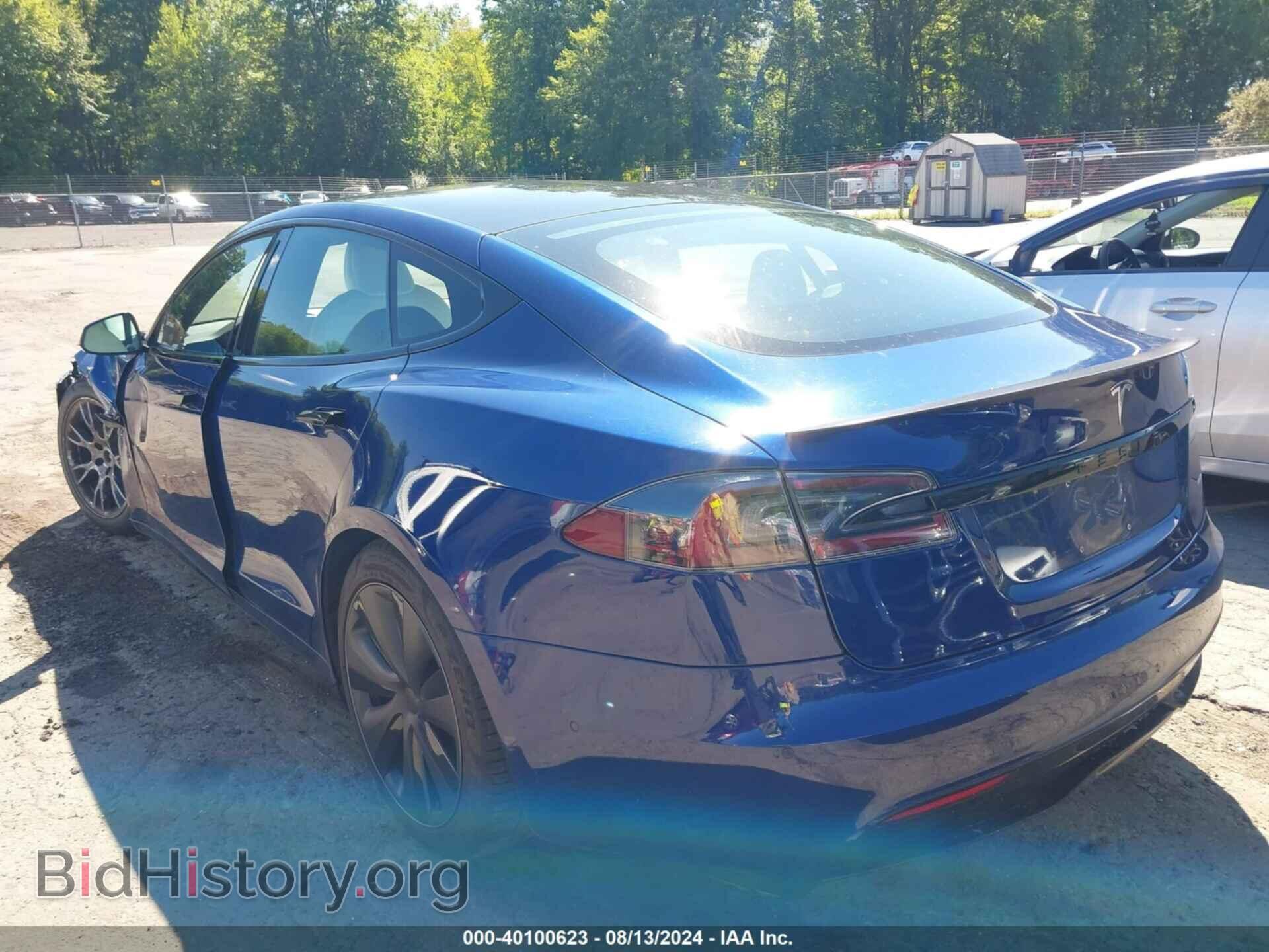 2022 TESLA MODEL S - VIN: 5YJSA1E69NF468553 - Фото 3