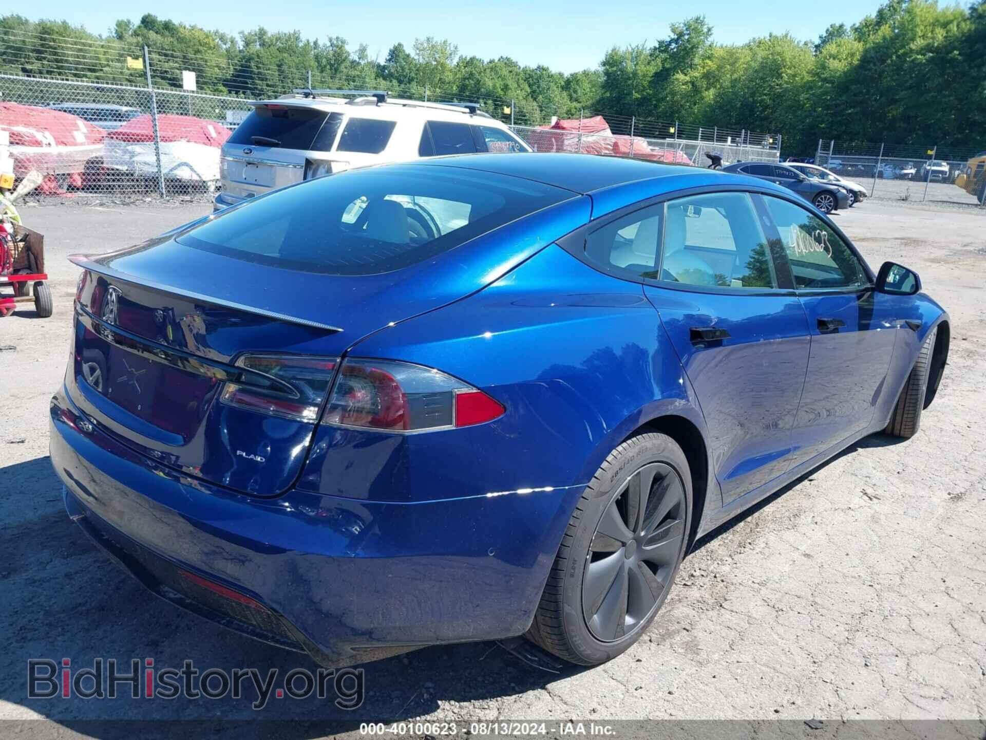 2022 TESLA MODEL S - VIN: 5YJSA1E69NF468553 - Фото 4