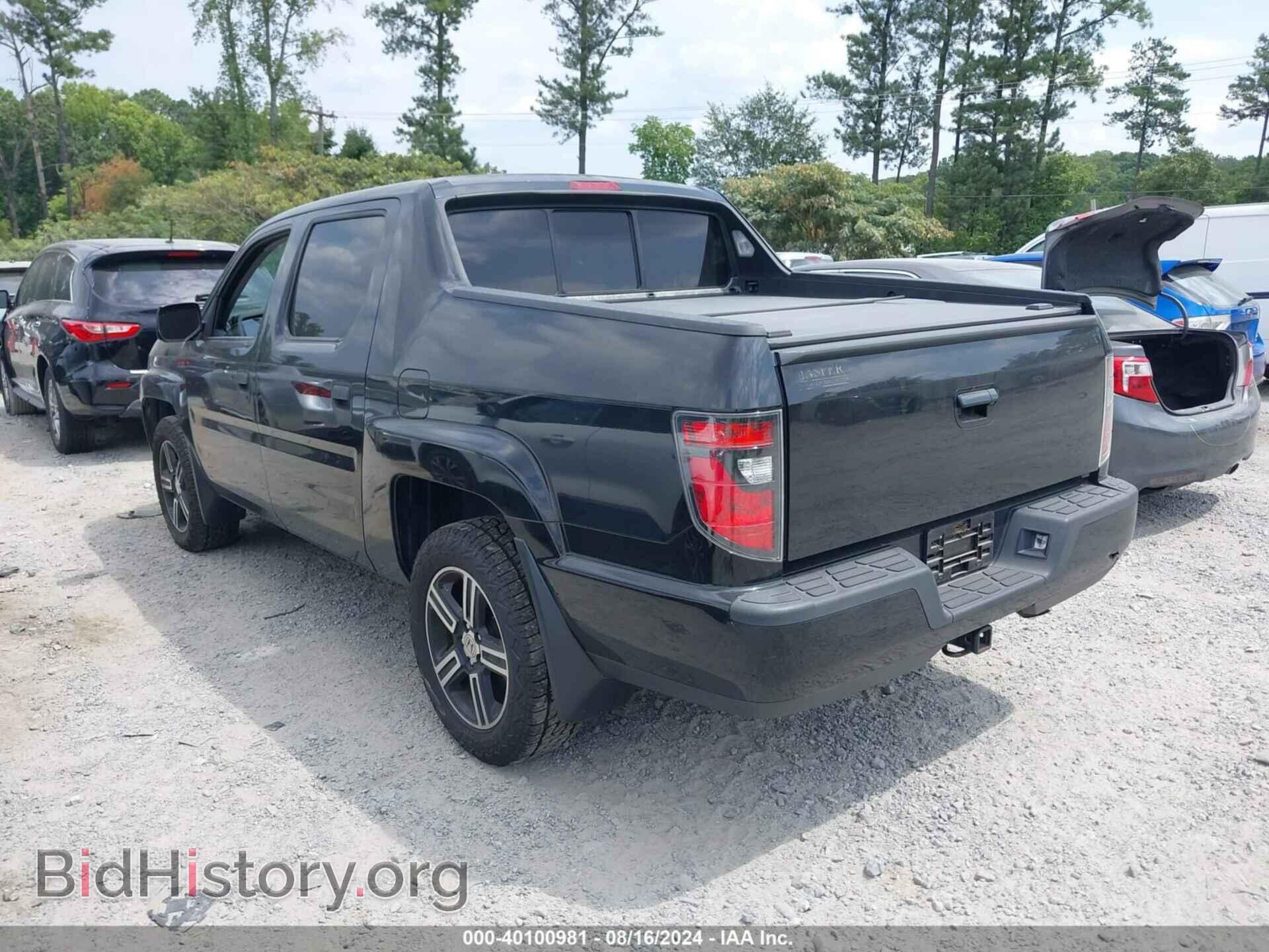2013 HONDA RIDGELINE - VIN: 5FPYK1F70DB008072 - Фото 3