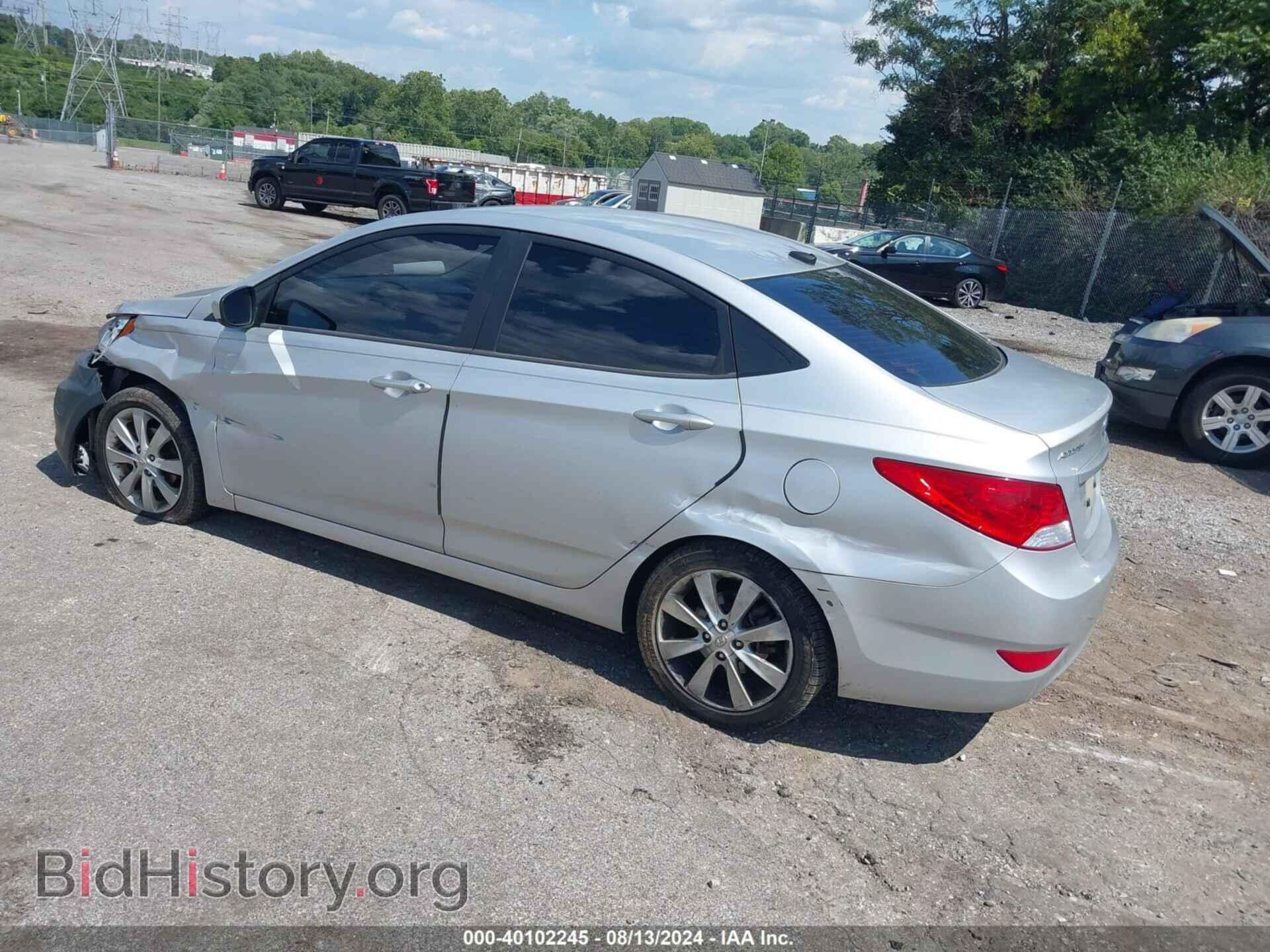 2012 HYUNDAI ACCENT - VIN: KMHCU4AE4CU183558 - Фото 3