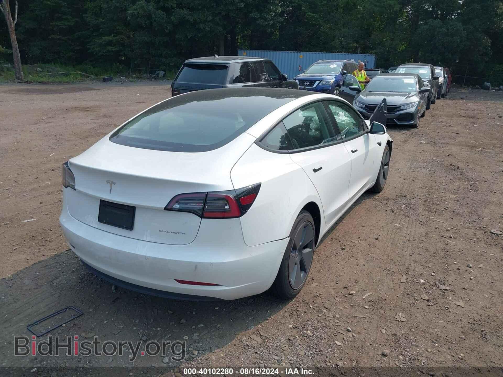 2022 TESLA MODEL 3 - VIN: 5YJ3E1EB2NF106912 - Фото 4