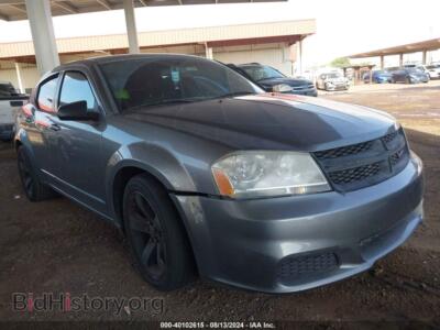 2012 Dodge AVENGER SE, серый — VIN 1C3CDZAG4CN276162, IAAI