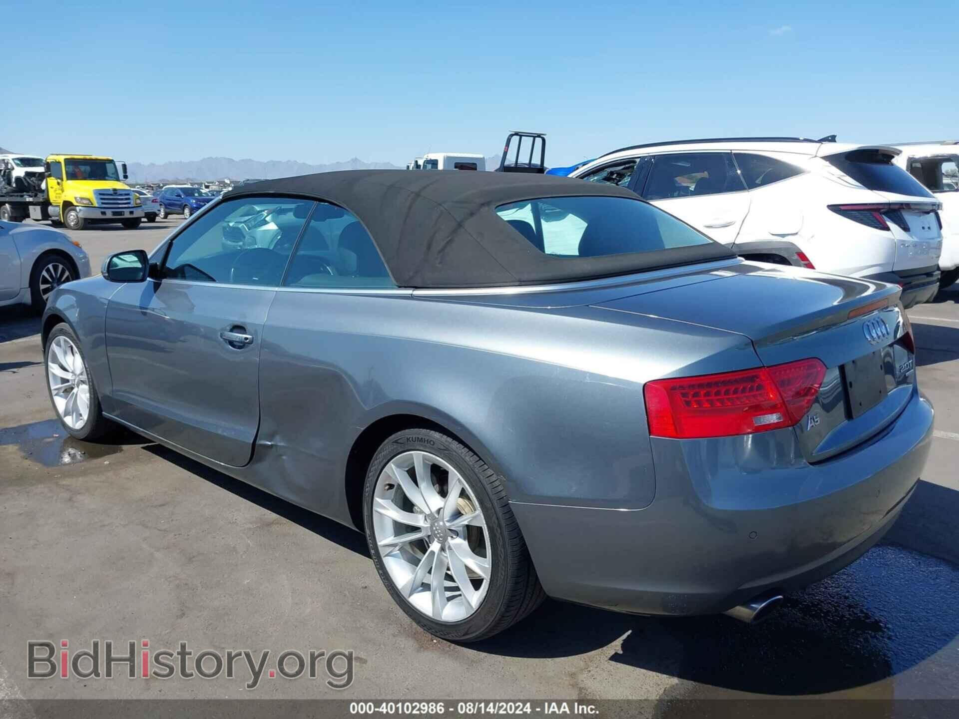 2013 AUDI A5 - VIN: WAULFAFH1DN000951 - Photo 3