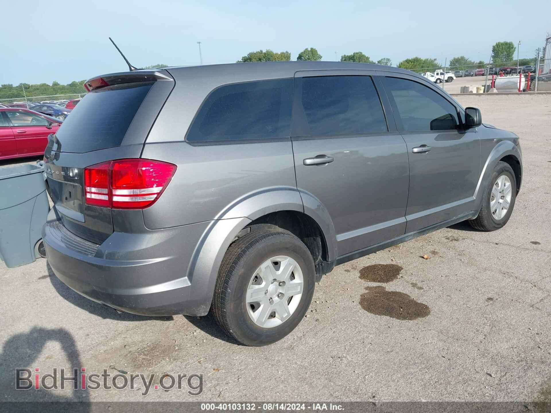 2012 DODGE JOURNEY - VIN: 3C4PDCAB4CT205350 - Фото 4
