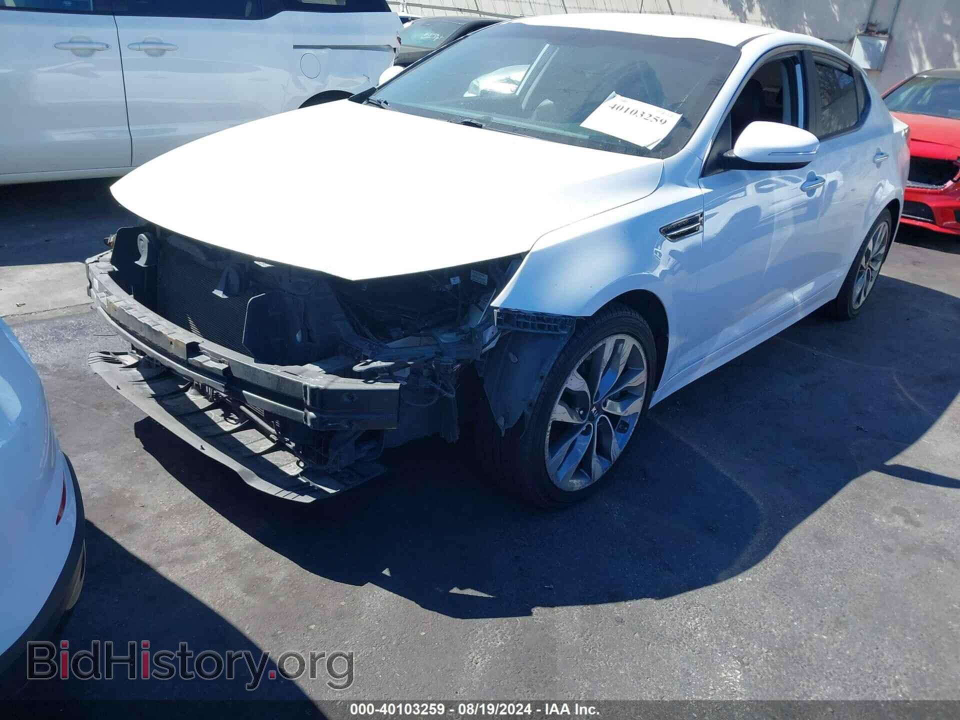 2015 KIA OPTIMA - VIN: 5XXGR4A77FG377567 - Фото 2
