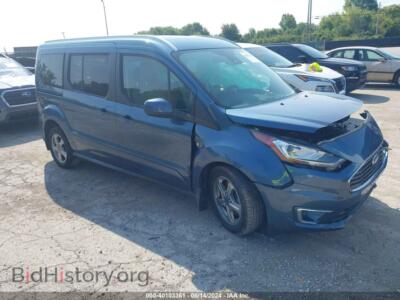 2019 Ford TRANSIT CONNECT Titanium, blue — VIN NM0GE9G28K1394398, IAAI