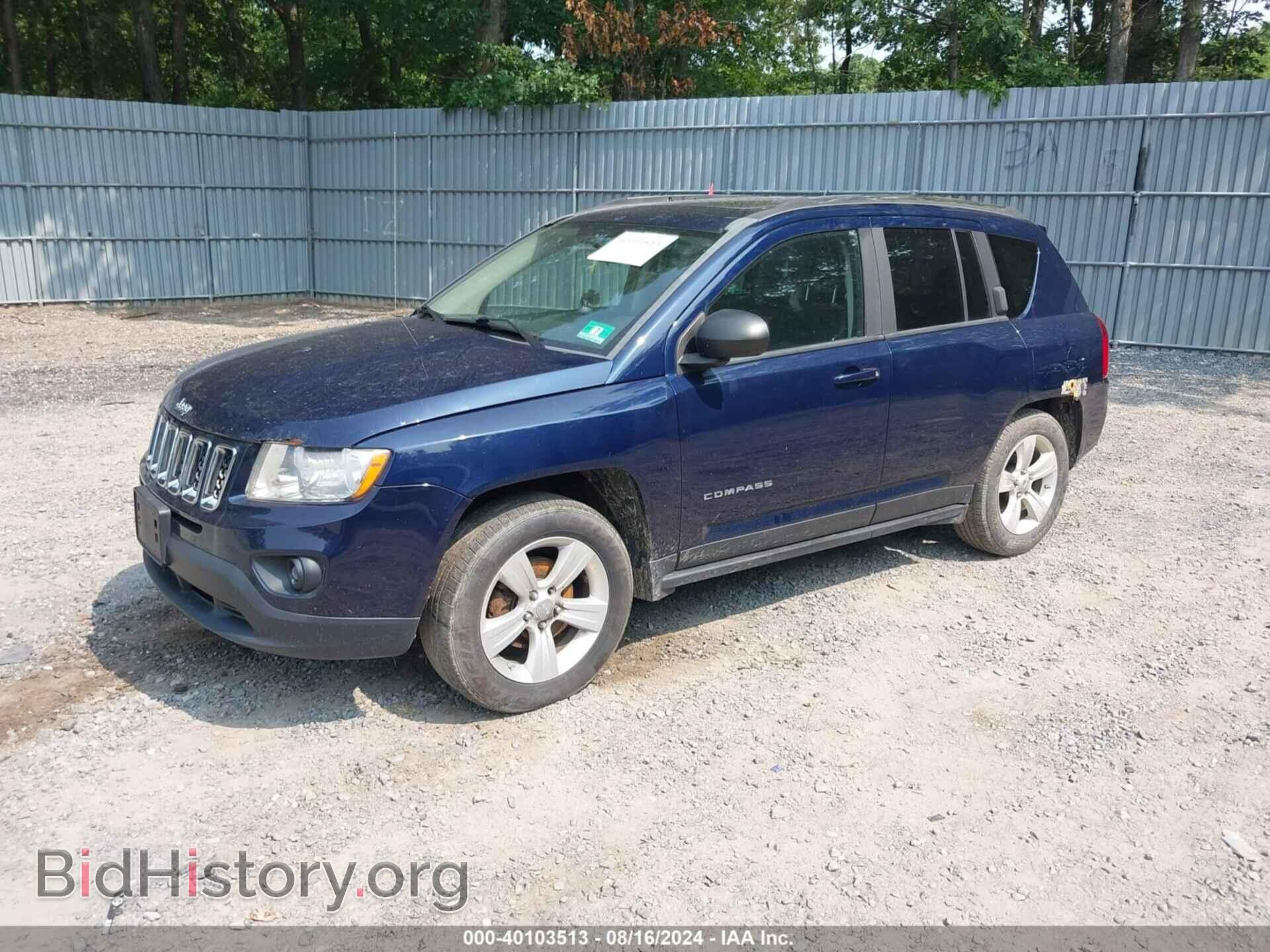 2012 JEEP COMPASS - VIN: 1C4NJDEB8CD589056 - Фото 2