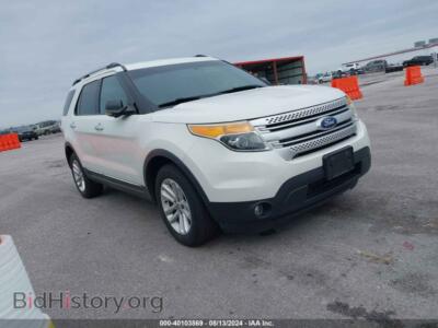 2011 Ford EXPLORER XLT, white — VIN 1FMHK8D84BGA88133, IAAI