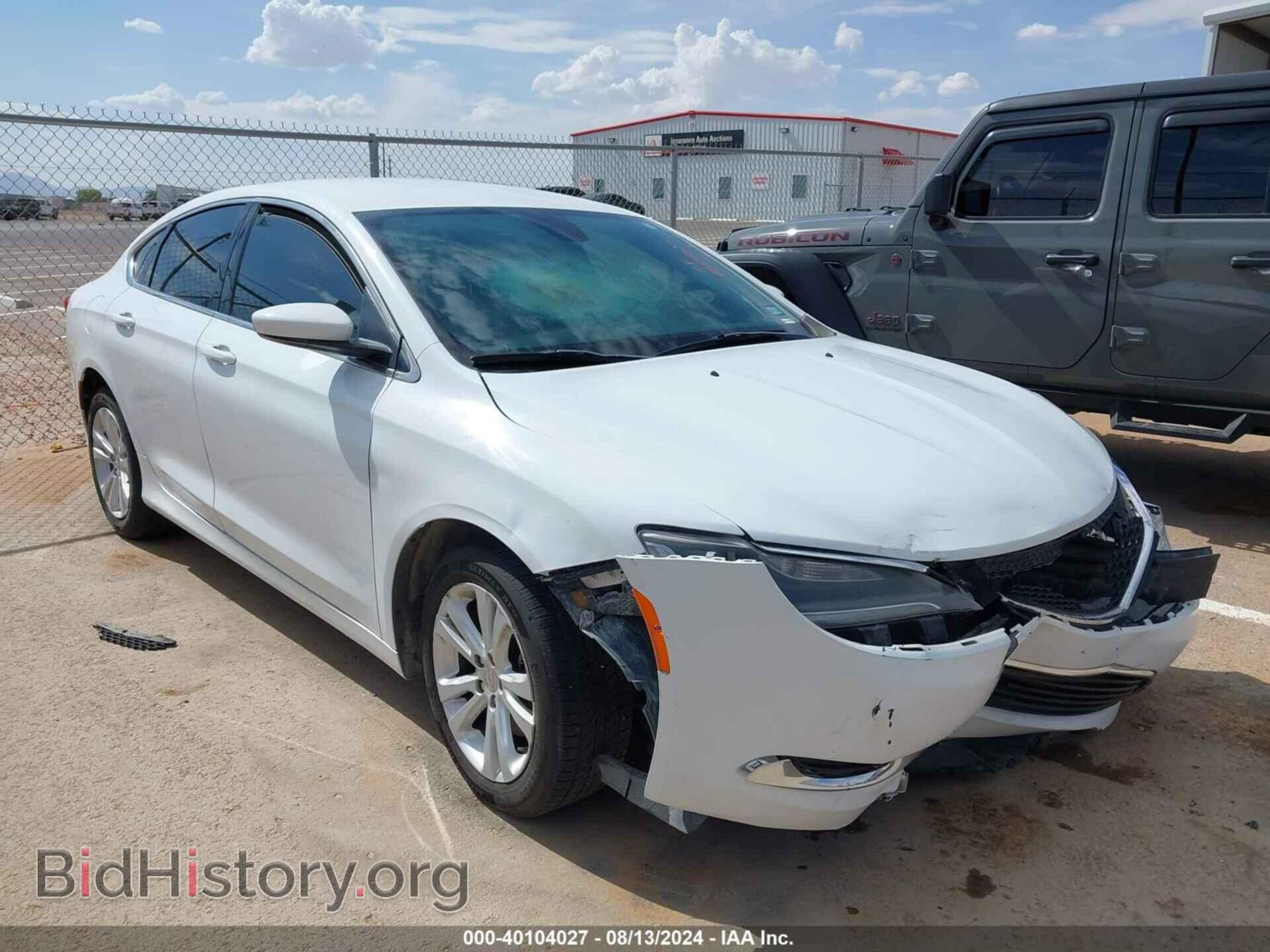 Фотография 1C3CCCAB2FN575951 - CHRYSLER 200 2015