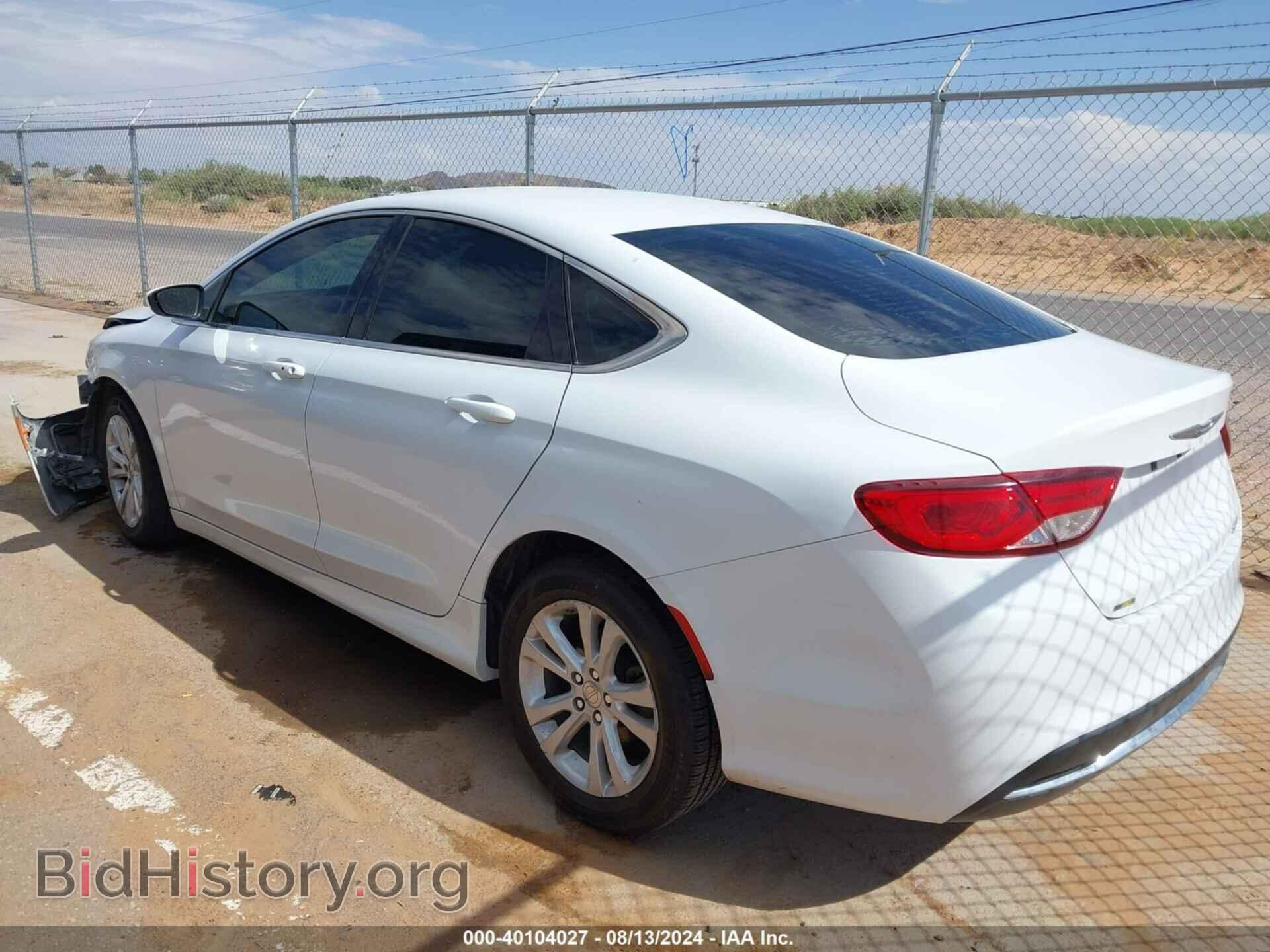 2015 CHRYSLER 200 - VIN: 1C3CCCAB2FN575951 - Фото 3