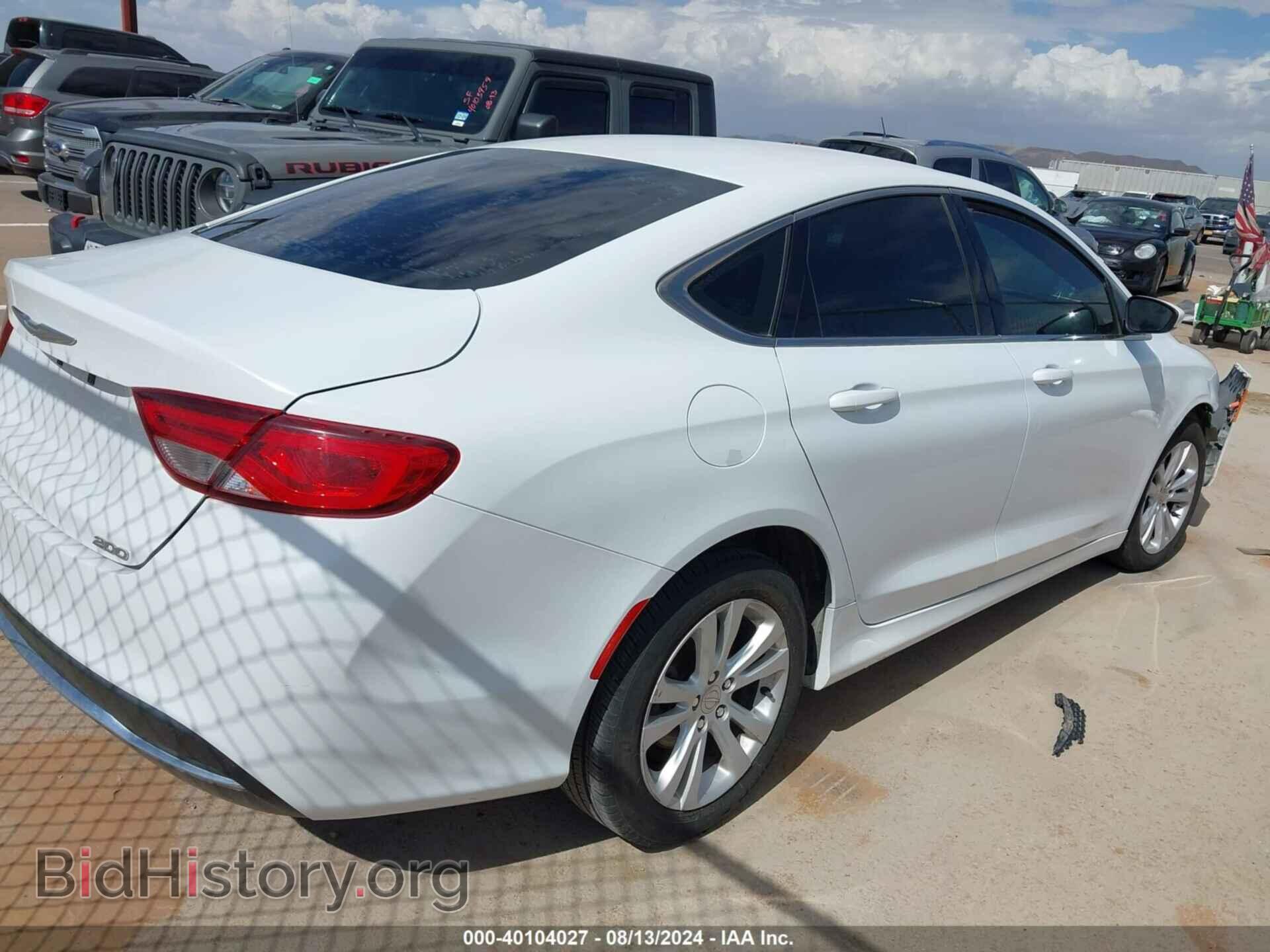 2015 CHRYSLER 200 - VIN: 1C3CCCAB2FN575951 - Фото 4