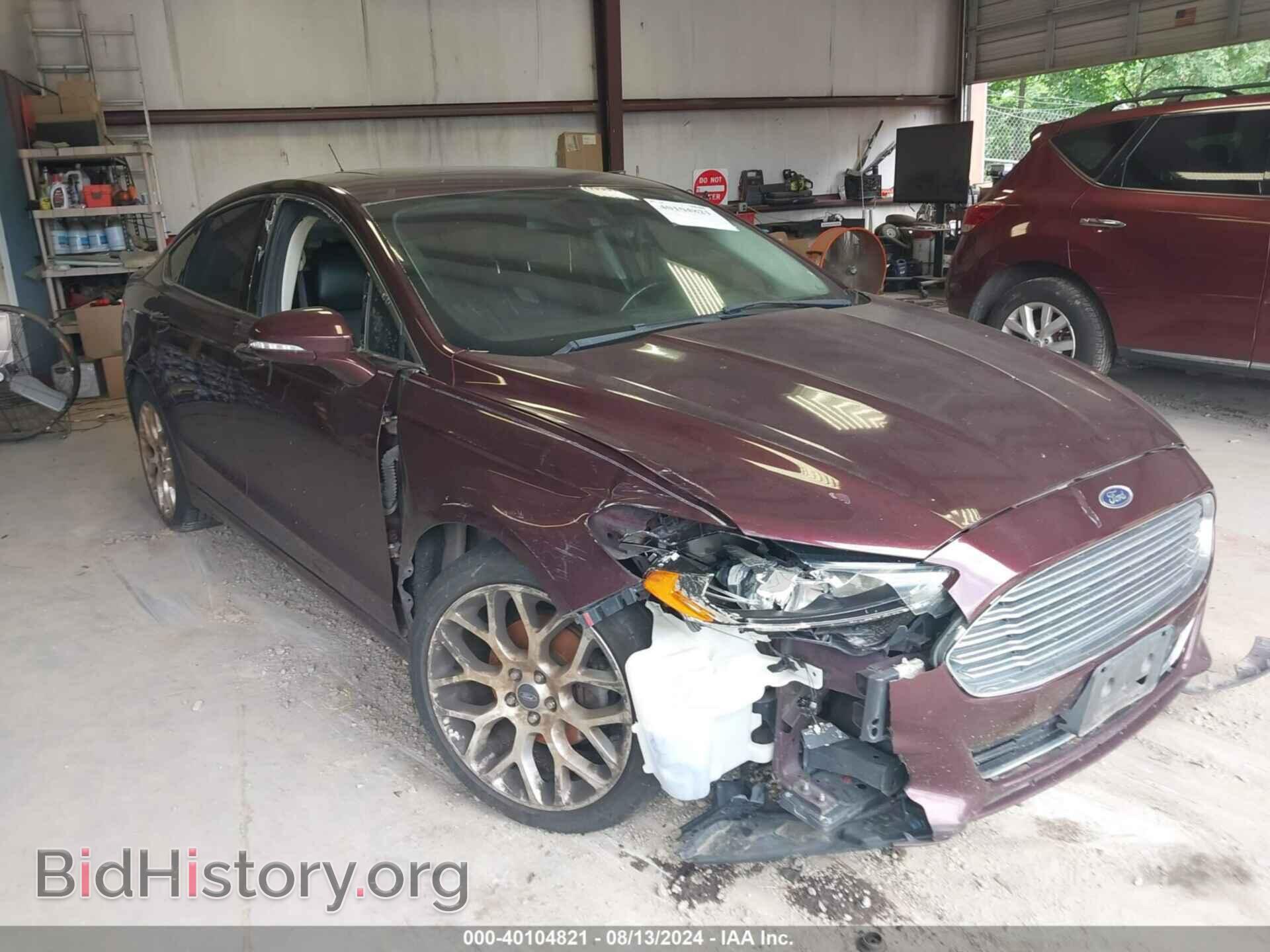 Фотография 3FA6P0D91DR295555 - FORD FUSION 2013