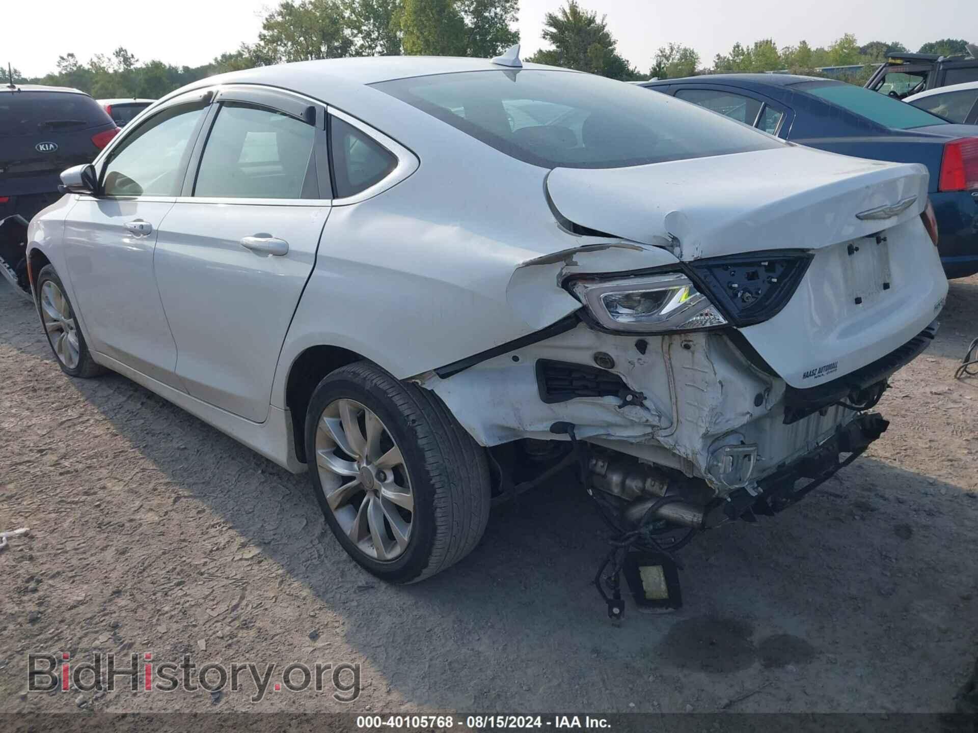 2015 CHRYSLER 200 - VIN: 1C3CCCCGXFN500584 - Фото 3