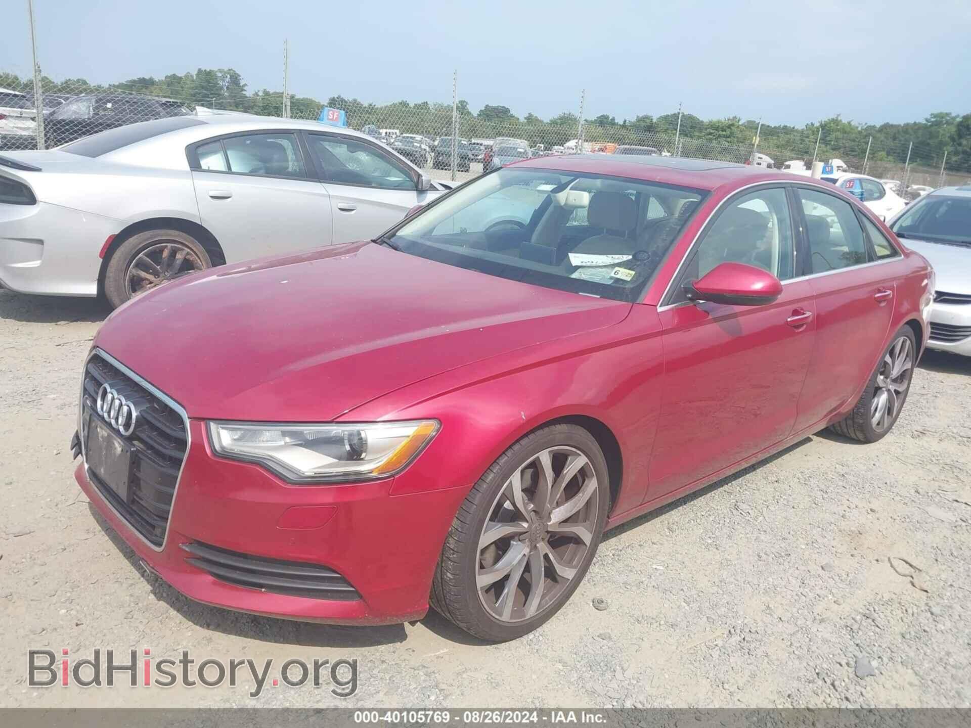 2014 AUDI A6 - VIN: WAUFMBFC2EN158245 - Фото 2