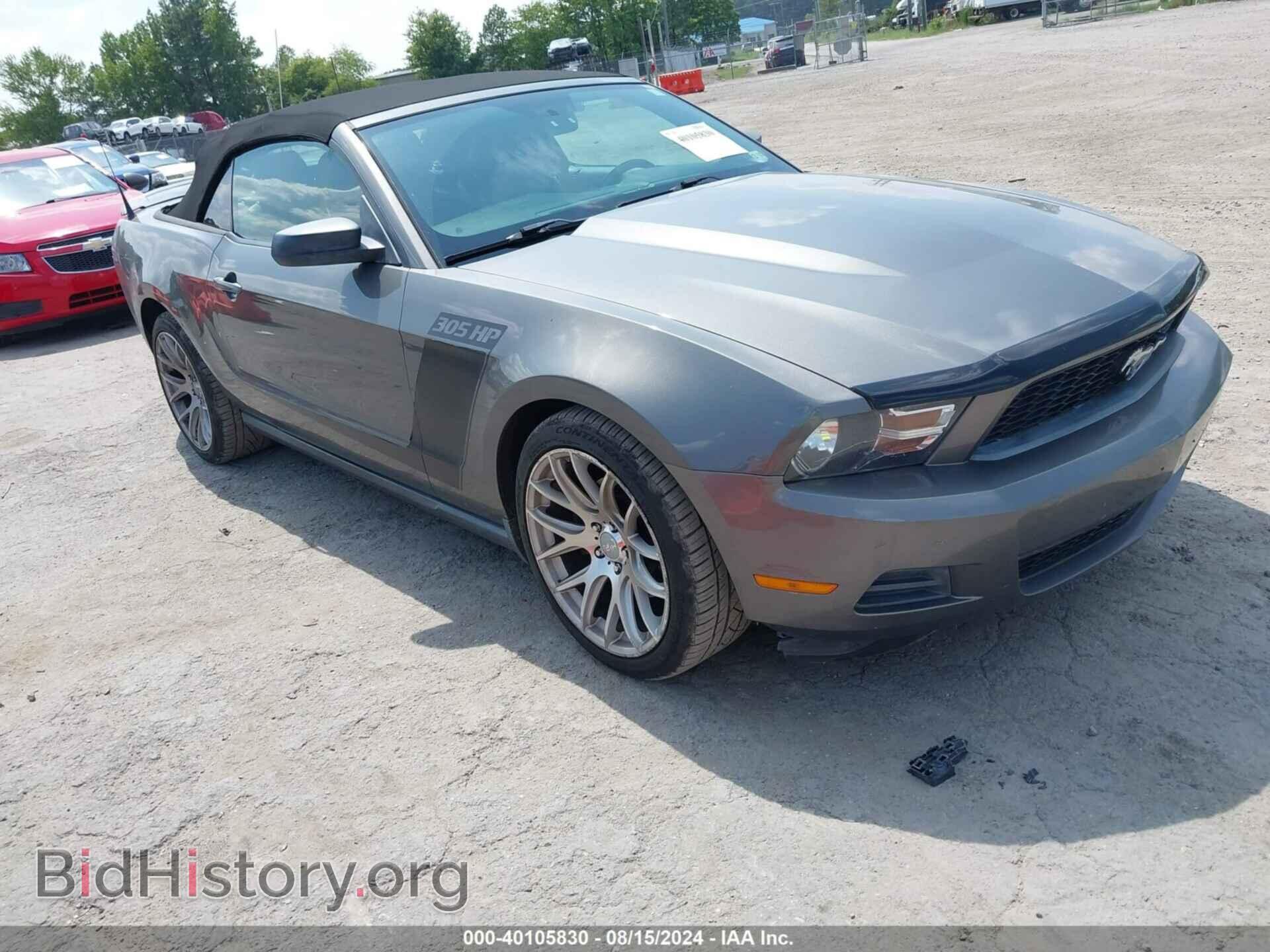 Фотография 1ZVBP8EM3B5100501 - FORD MUSTANG 2011
