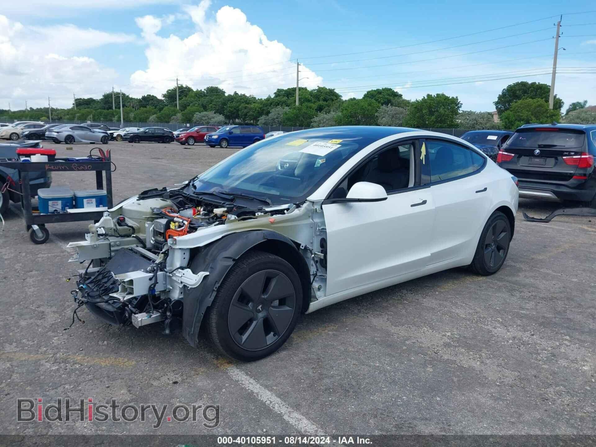 2023 TESLA MODEL 3 - VIN: 5YJ3E1EA5PF543863 - Фото 2