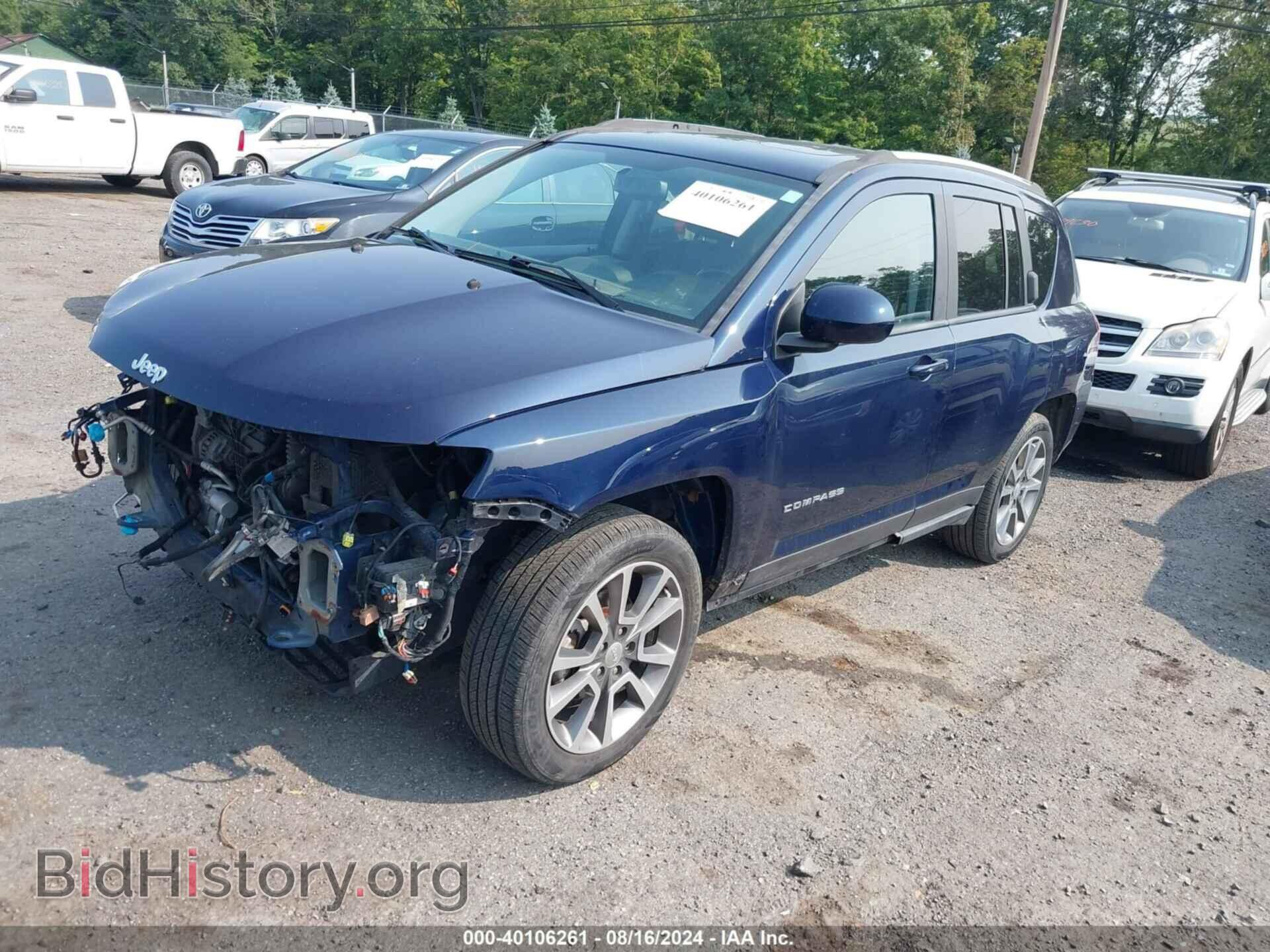 2017 JEEP COMPASS - VIN: 1C4NJDEB3HD188733 - Фото 2