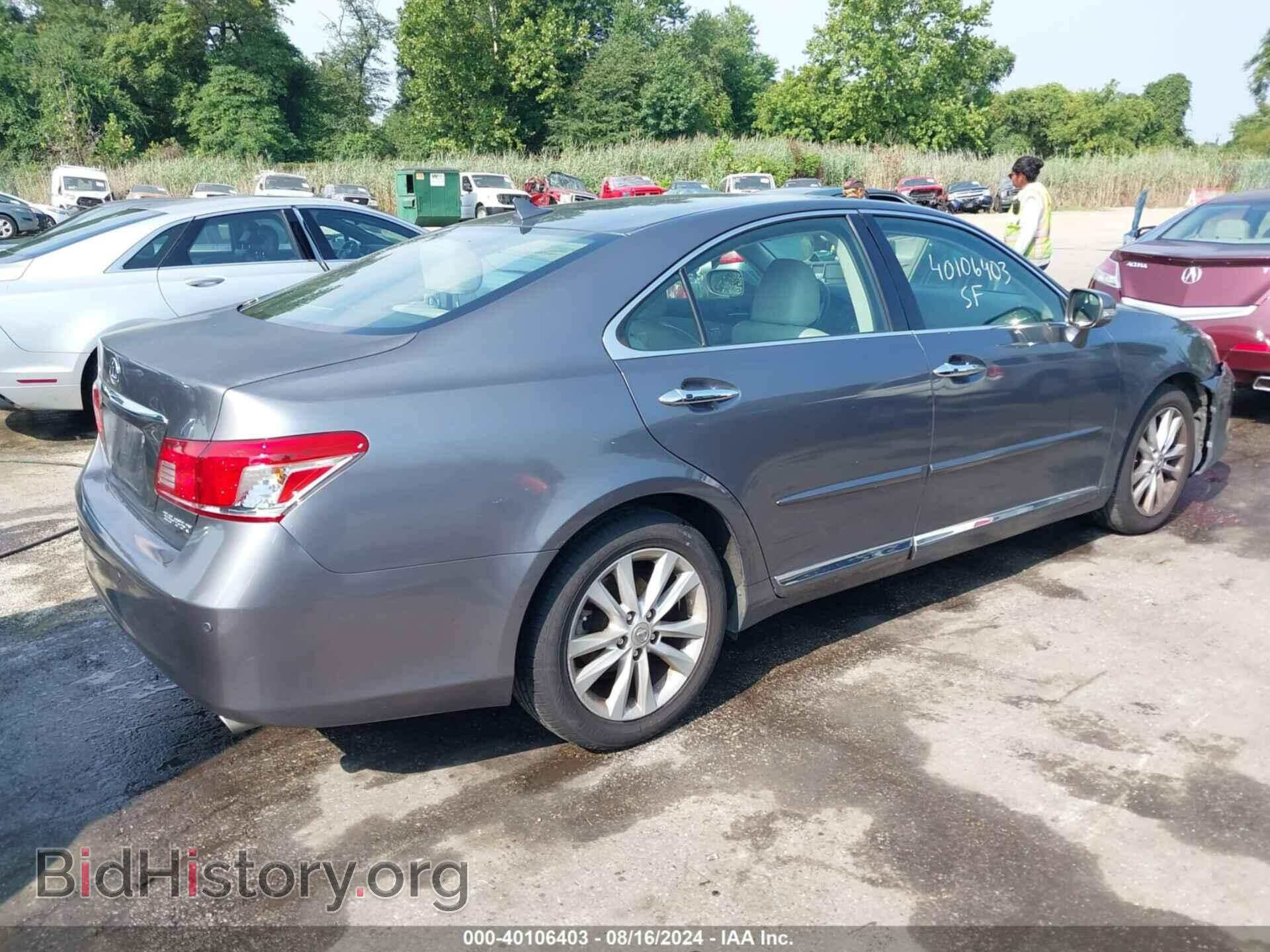 2012 LEXUS ES 350 - VIN: JTHBK1EG2C2476918 - Фото 4