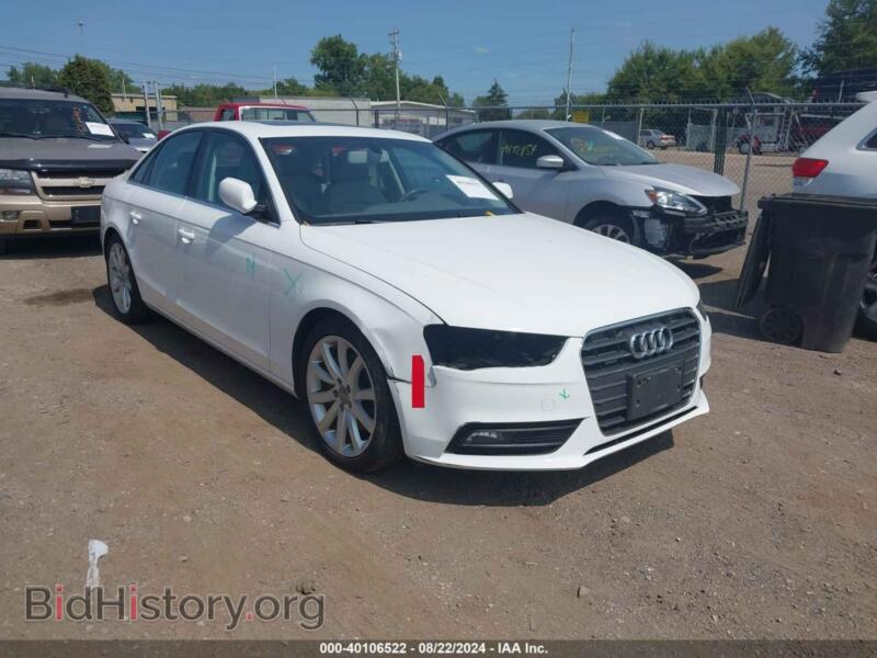 2013 Audi A4 2.0T Premium (VIN WAUFFAFL2DN013869) — фото 1 из 11, IAAI, повреждение: передняя часть